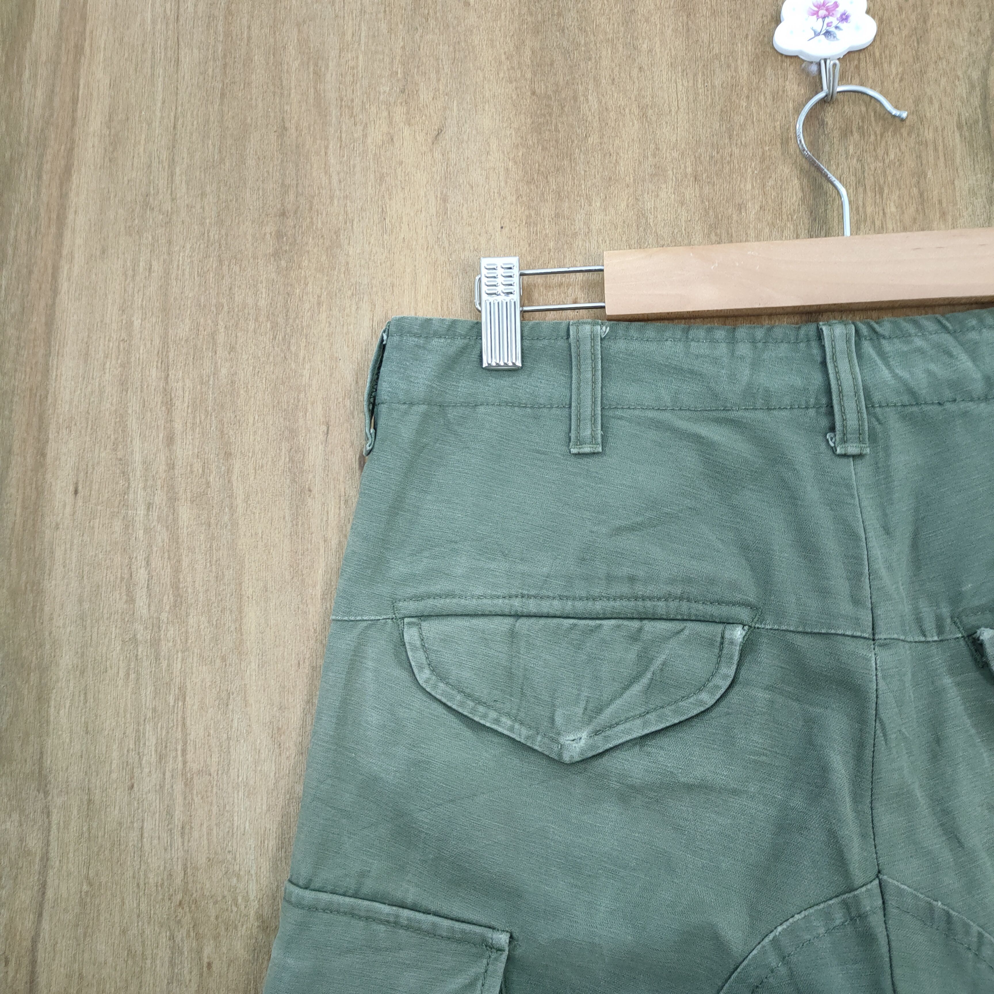 Japanese Brand AUDIENCE GREEN CARGO PANTS Size US 30 / EU 46 - 11 Thumbnail