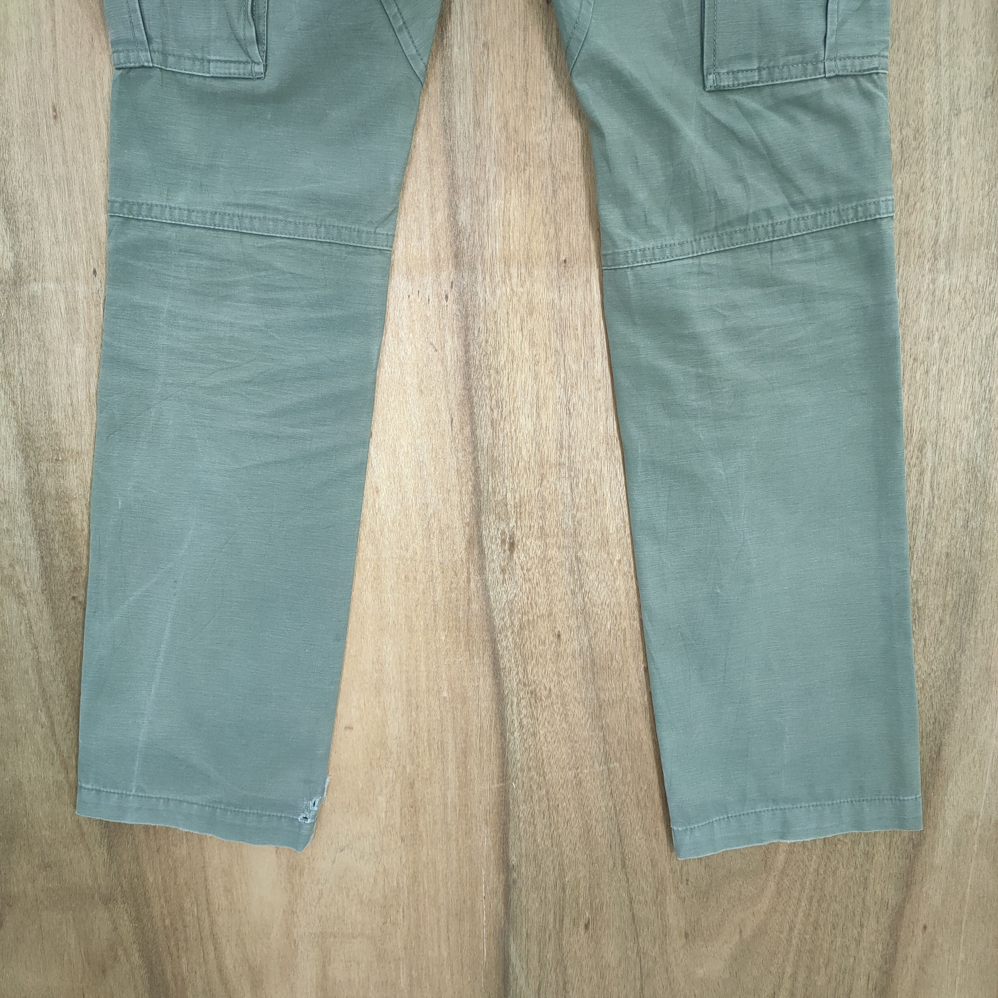 Japanese Brand AUDIENCE GREEN CARGO PANTS Size US 30 / EU 46 - 10 Thumbnail