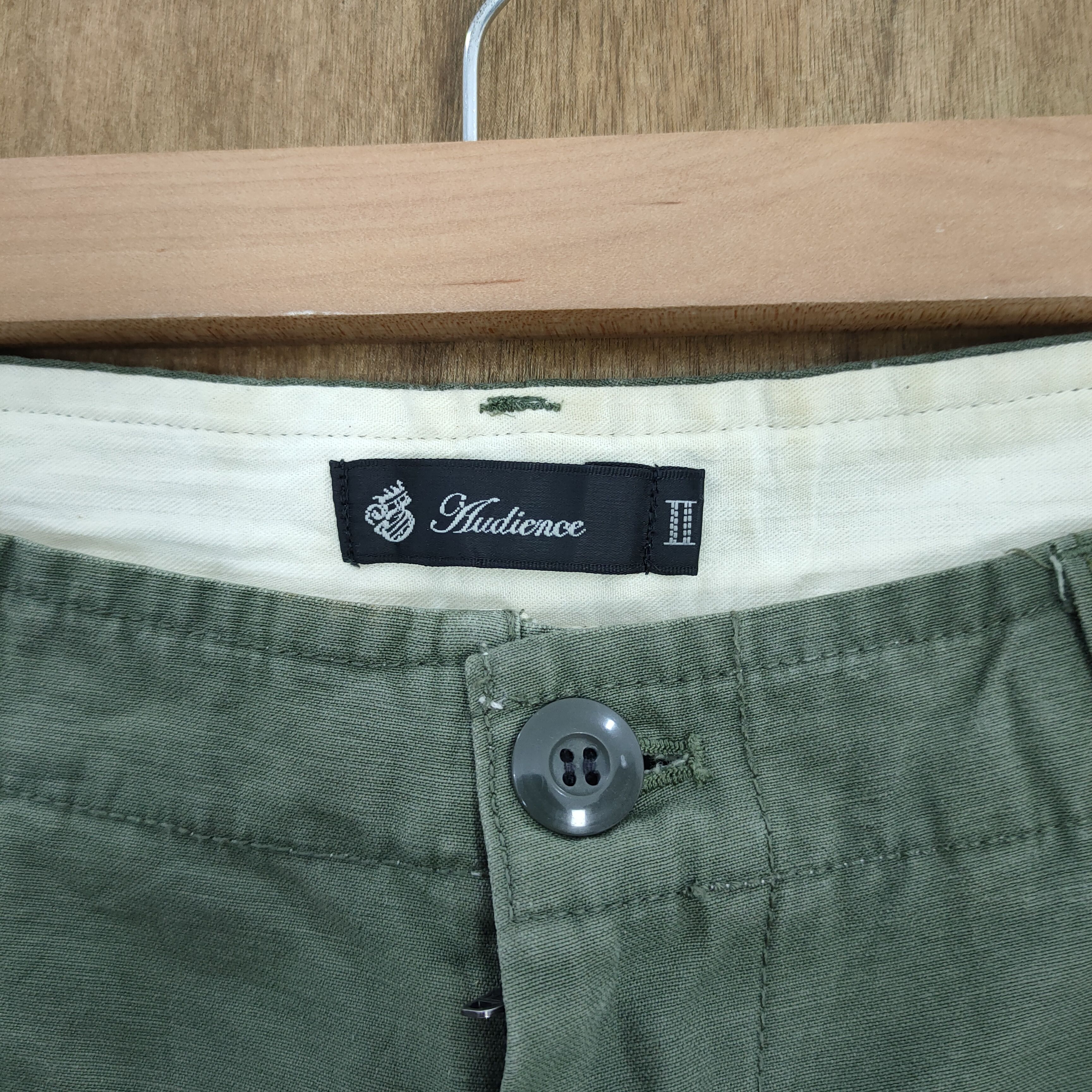 Japanese Brand AUDIENCE GREEN CARGO PANTS Size US 30 / EU 46 - 8 Thumbnail