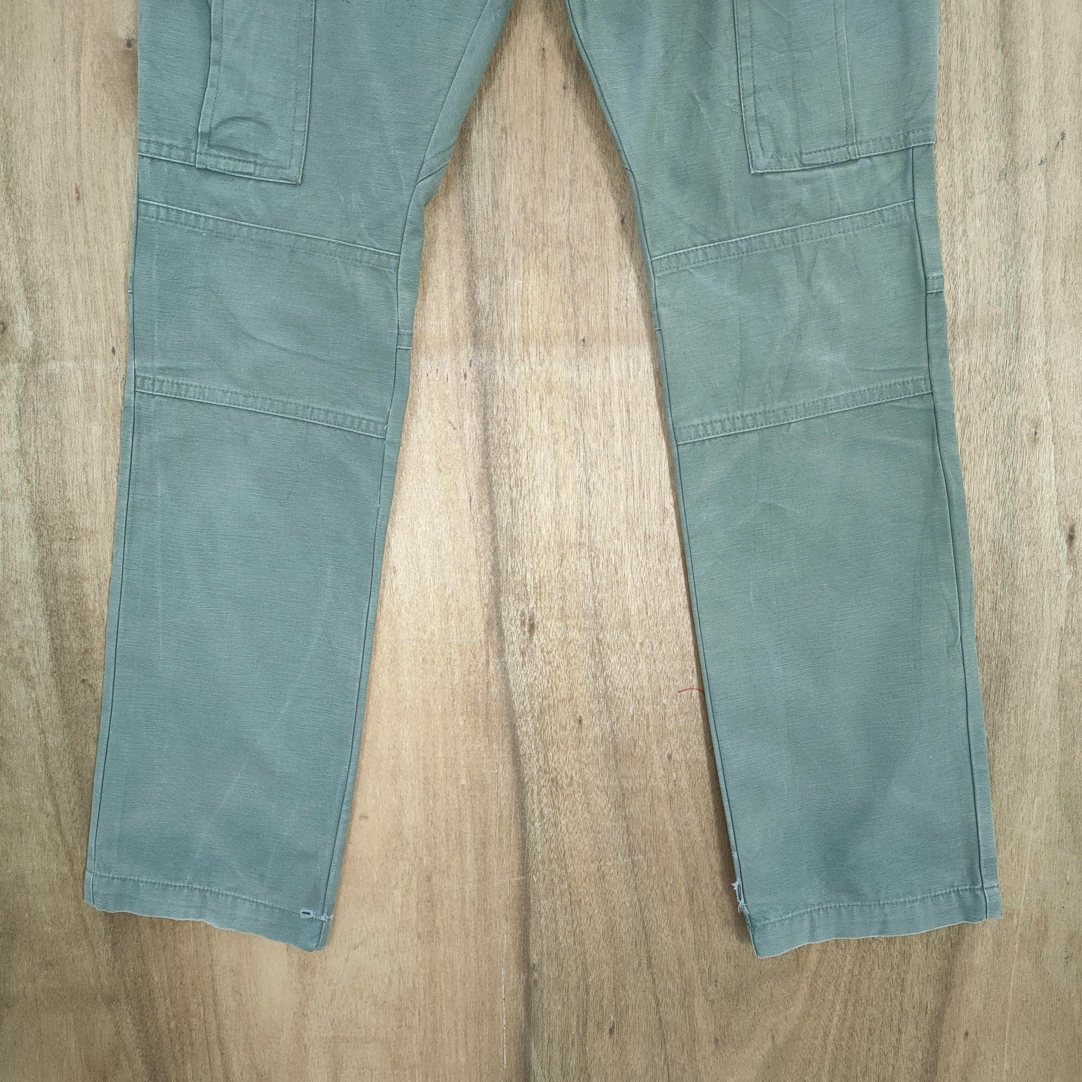 Japanese Brand AUDIENCE GREEN CARGO PANTS Size US 30 / EU 46 - 4 Thumbnail