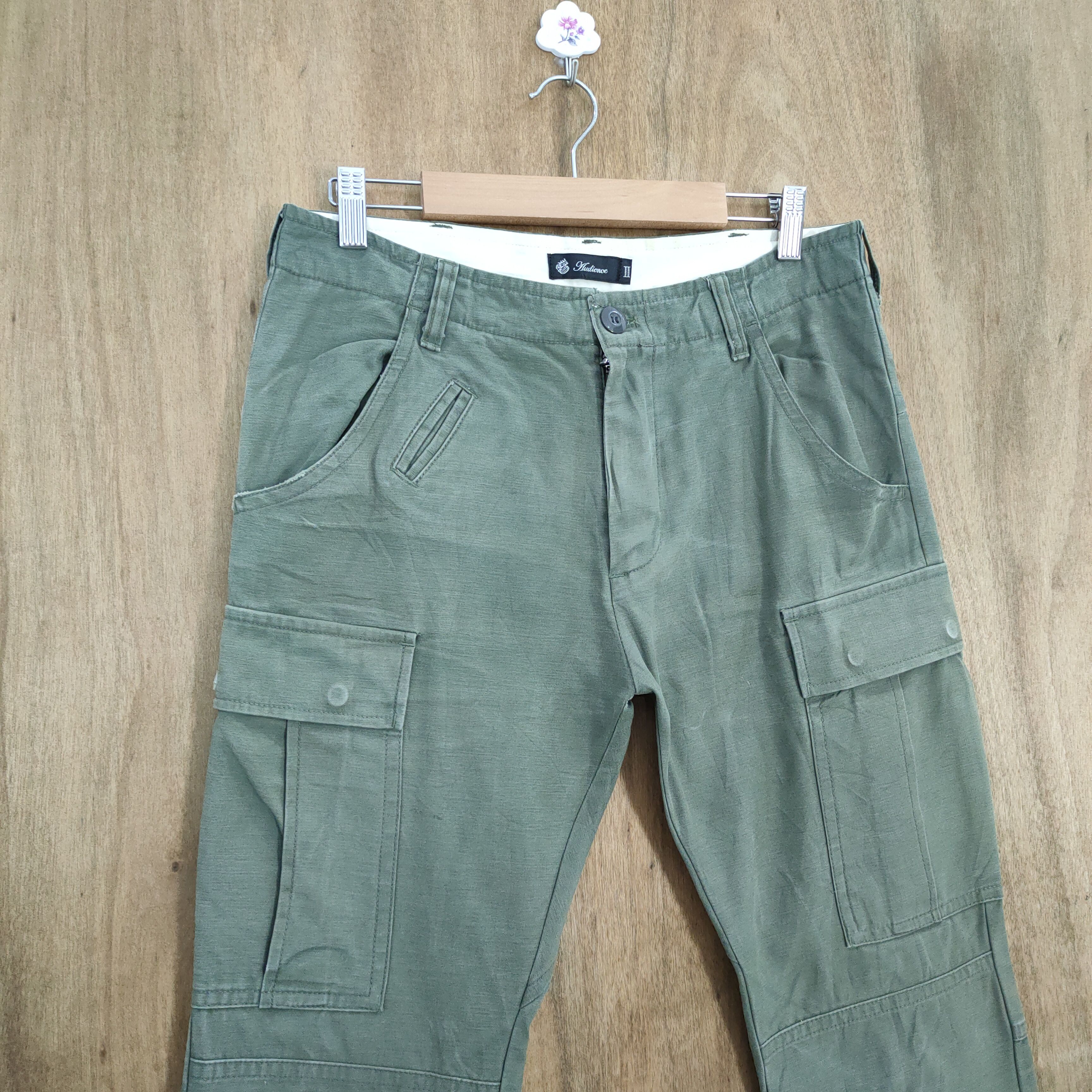 Japanese Brand AUDIENCE GREEN CARGO PANTS Size US 30 / EU 46 - 7 Thumbnail