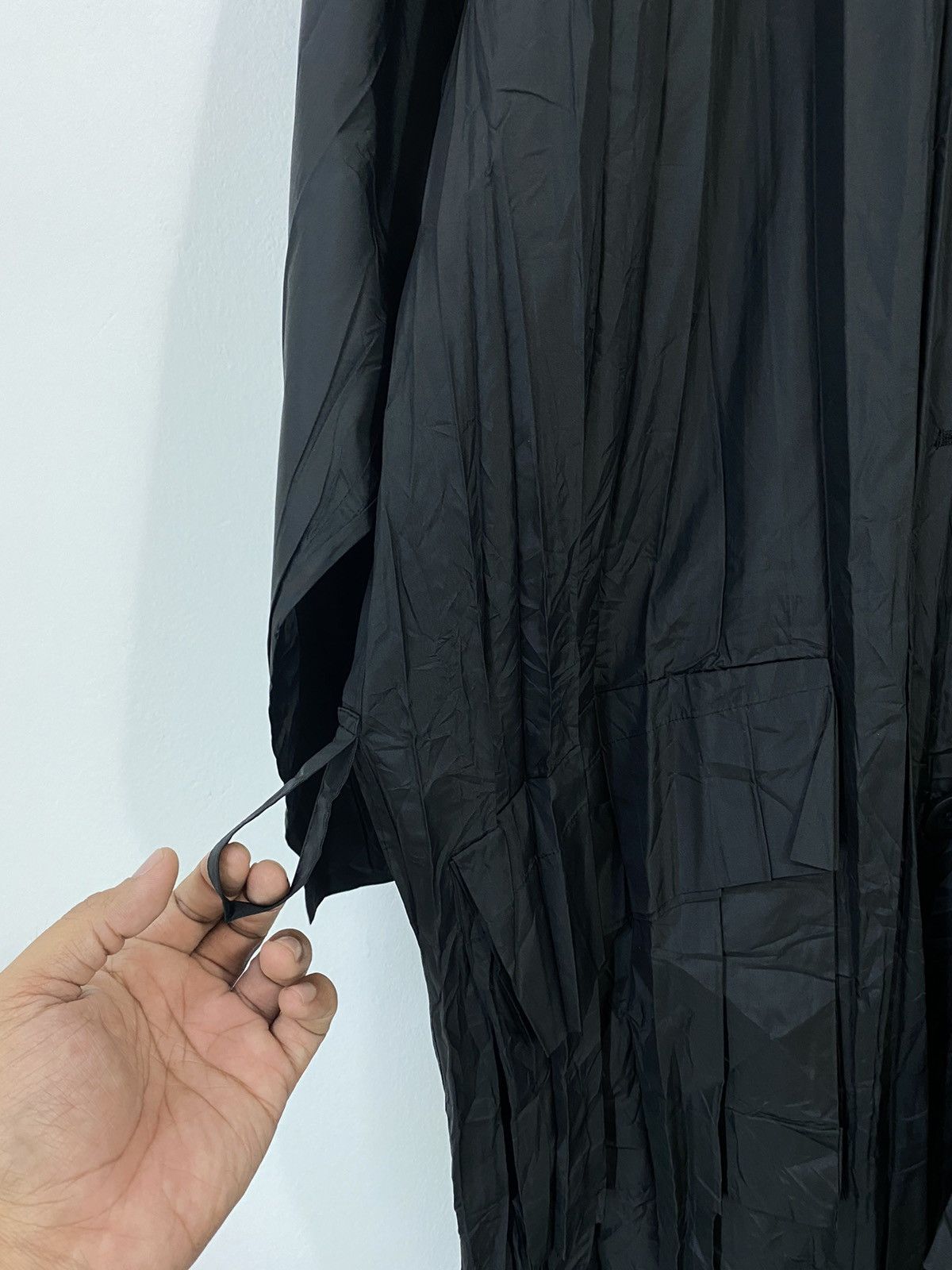 Issey Miyake Rare Issey Miyake Wrinkle Pleated Long Jacket Design Rare Size US M / EU 48-50 / 2 - 8 Thumbnail