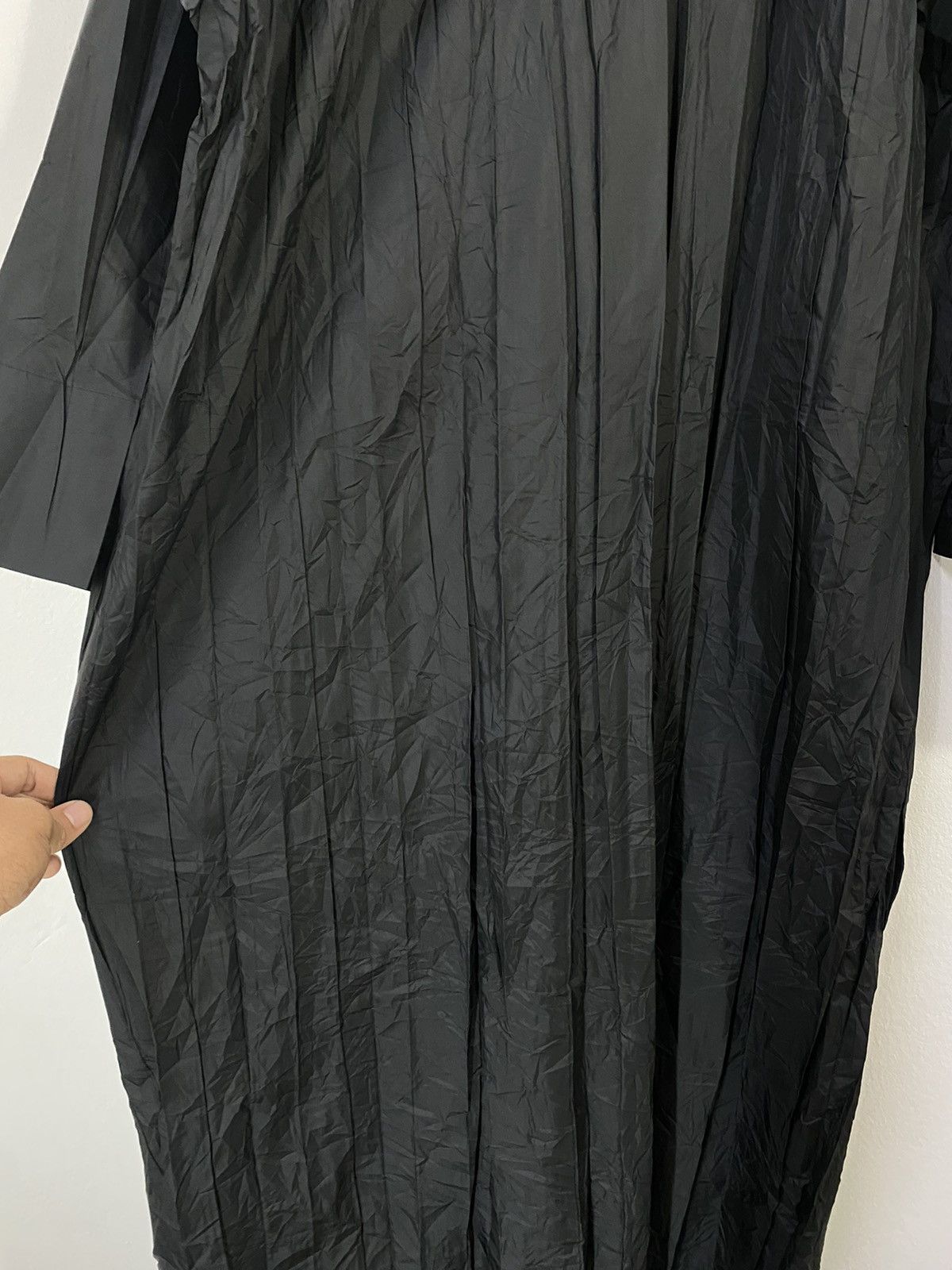 Issey Miyake Rare Issey Miyake Wrinkle Pleated Long Jacket Design Rare Size US M / EU 48-50 / 2 - 11 Thumbnail