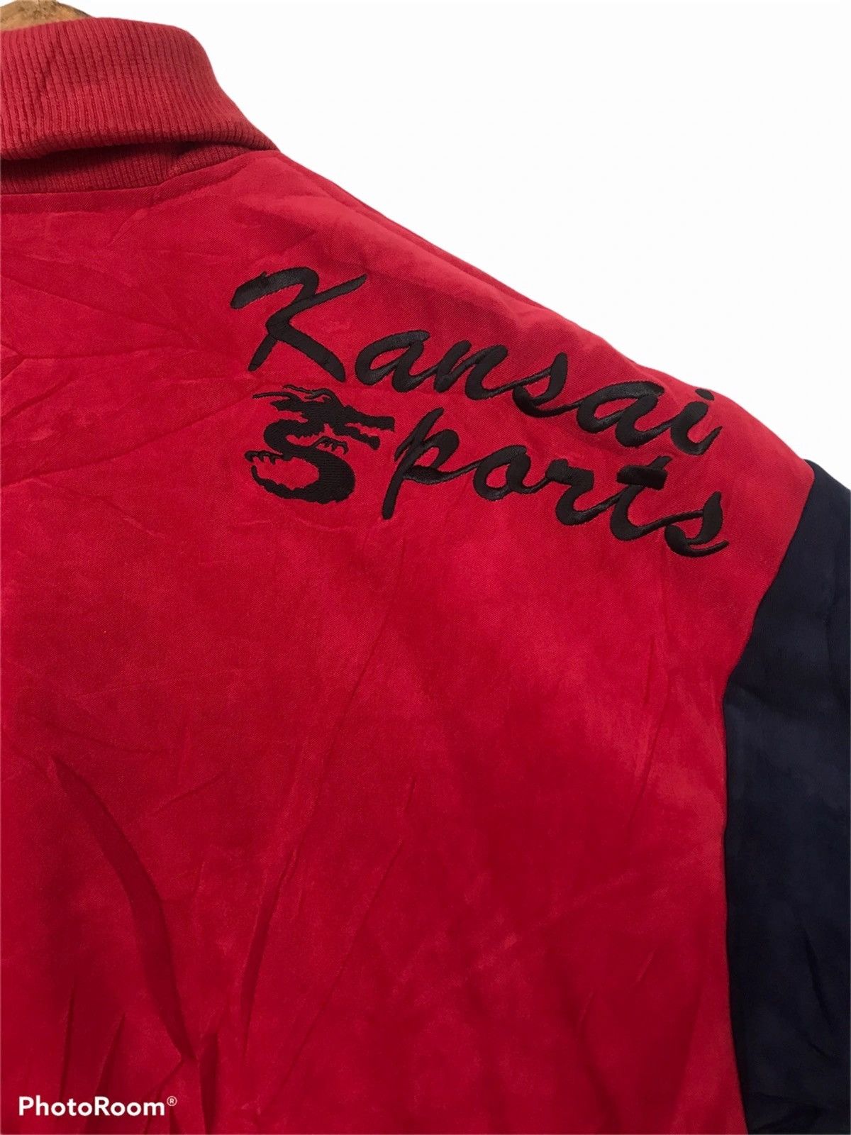 Yohji Yamamoto 🔥Vintage Kansai Sport Embroidery Dragon Oversized Jacket Size US M / EU 48-50 / 2 - 6 Thumbnail