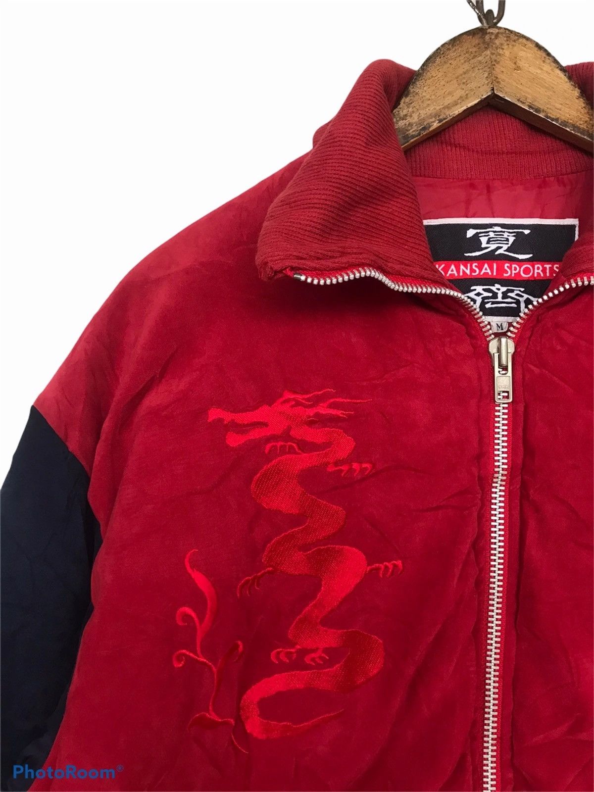 Yohji Yamamoto 🔥Vintage Kansai Sport Embroidery Dragon Oversized Jacket Size US M / EU 48-50 / 2 - 8 Thumbnail