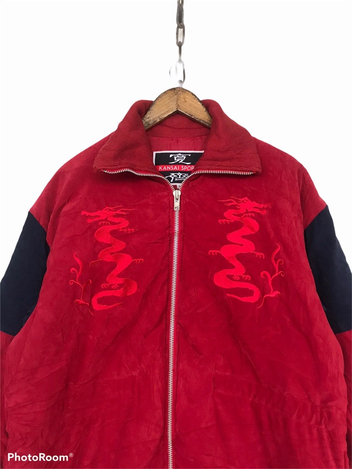 Yohji Yamamoto 🔥Vintage Kansai Sport Embroidery Dragon Oversized Jacket Size US M / EU 48-50 / 2 - 5 Thumbnail