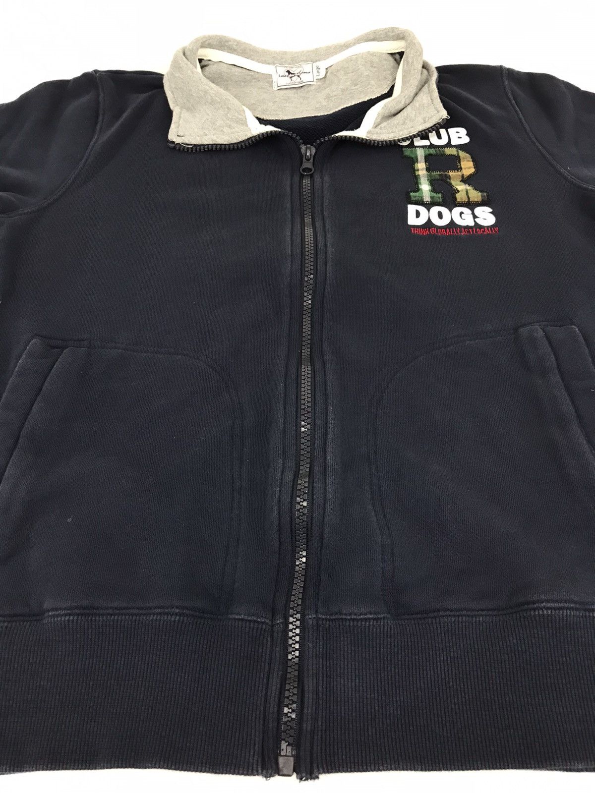 Japanese Brand Vintage Labrador Retriever Sweatshirt Zipper Style Dog Logo Size L / US 10 / IT 46 - 3 Thumbnail