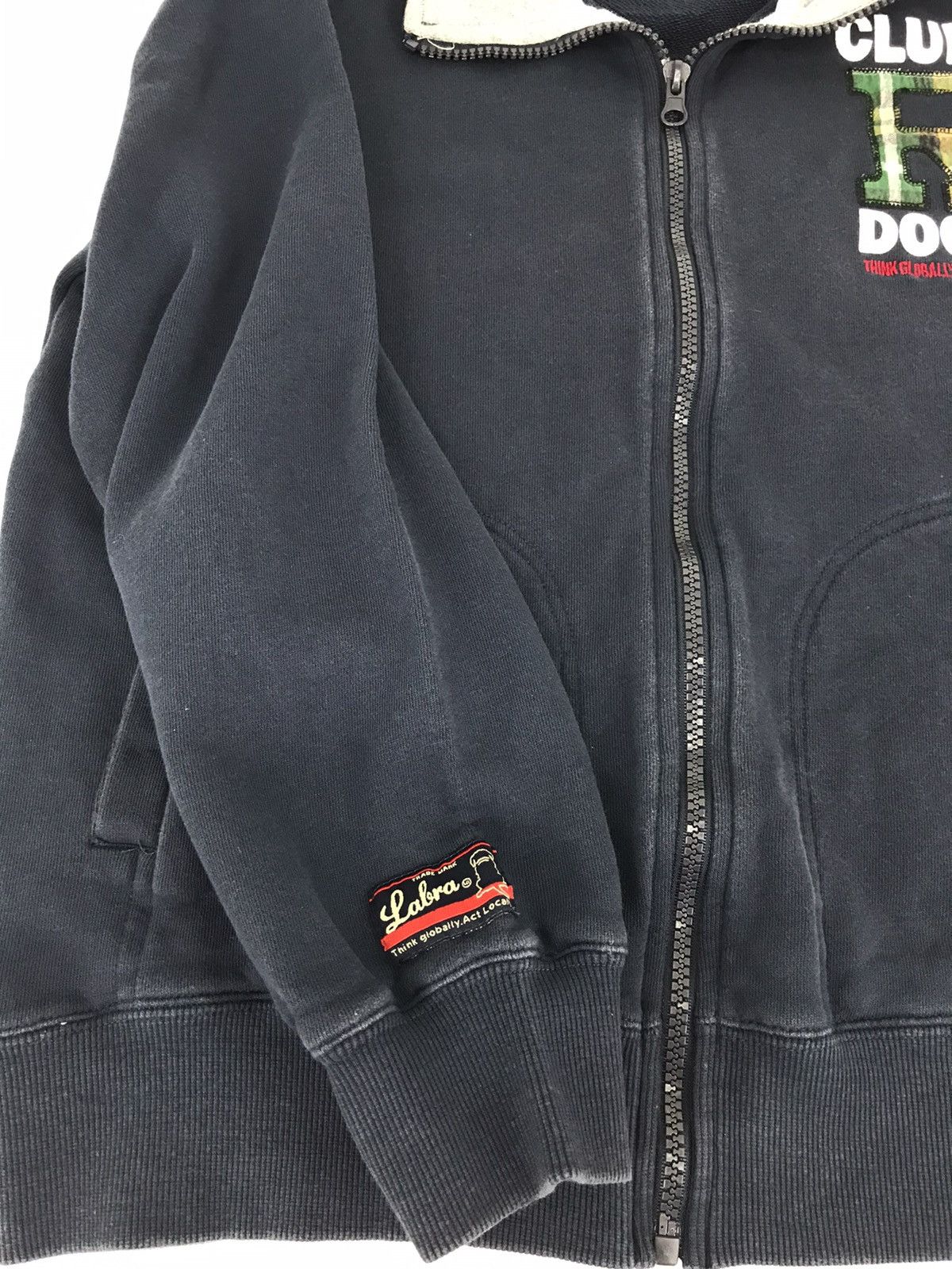 Japanese Brand Vintage Labrador Retriever Sweatshirt Zipper Style Dog Logo Size L / US 10 / IT 46 - 7 Thumbnail