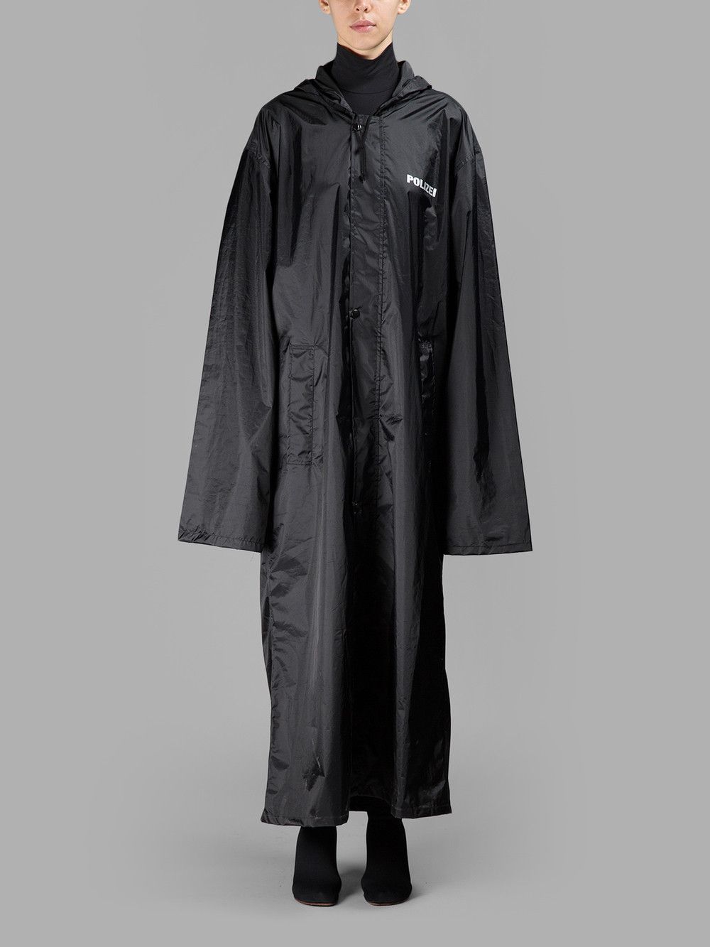 Vetements polizei rain coat police | Grailed