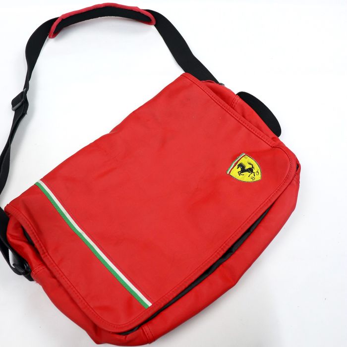 Vintage Ferrari laptop messenger bag Grailed