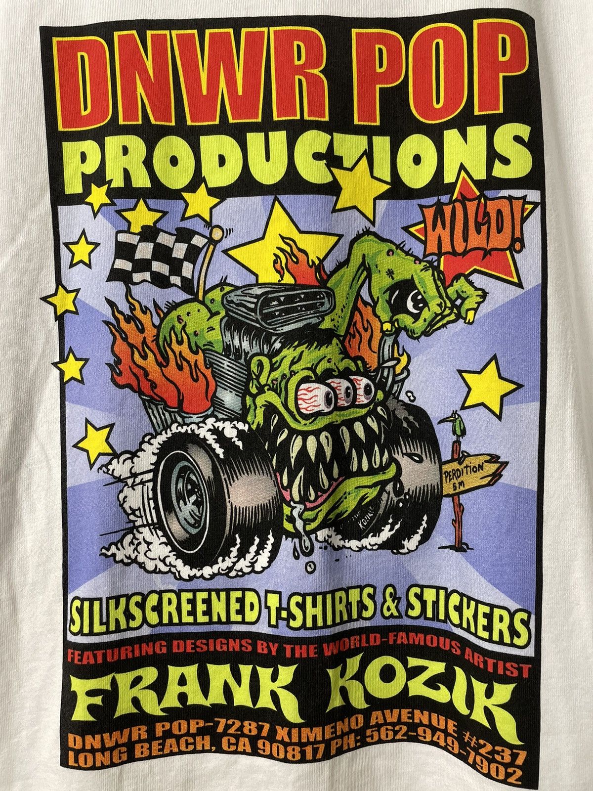 POP MAGAZINE × Zara Frank Kozik x Zara Art Tee Rare DNWR Pop