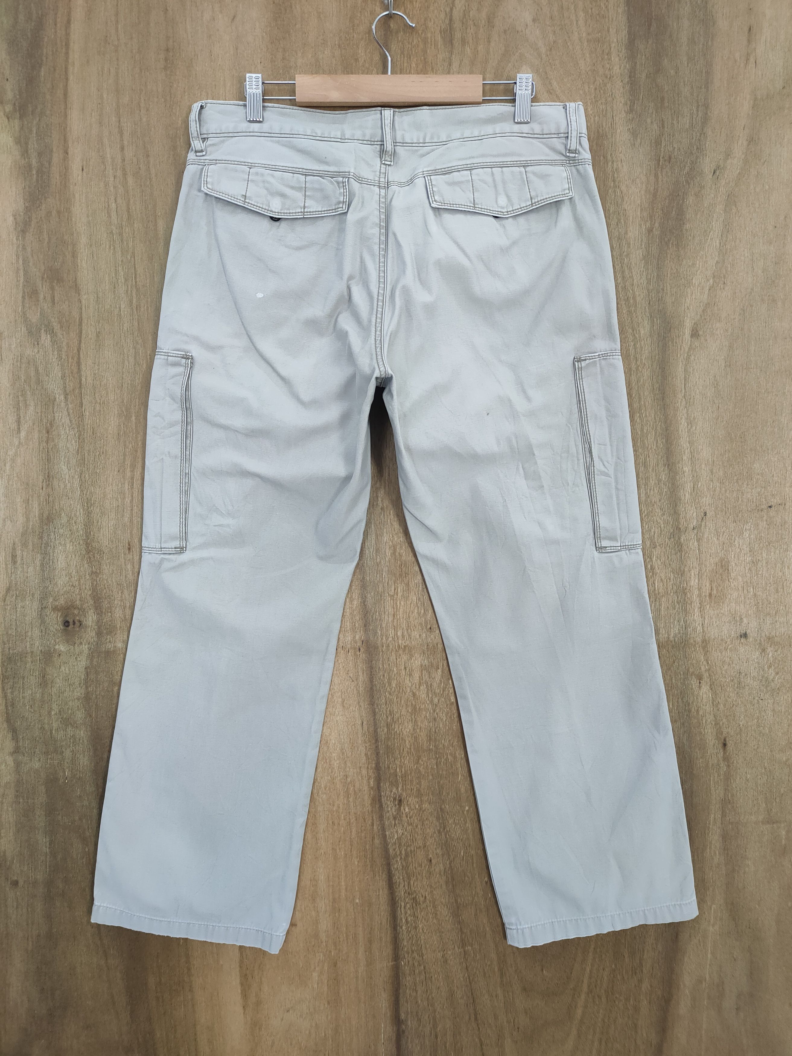 Japanese Brand VINTAGE JAPANESE DOUBLE KNEE CARGO PANTS TROUSERS Size US 33 - 7 Thumbnail