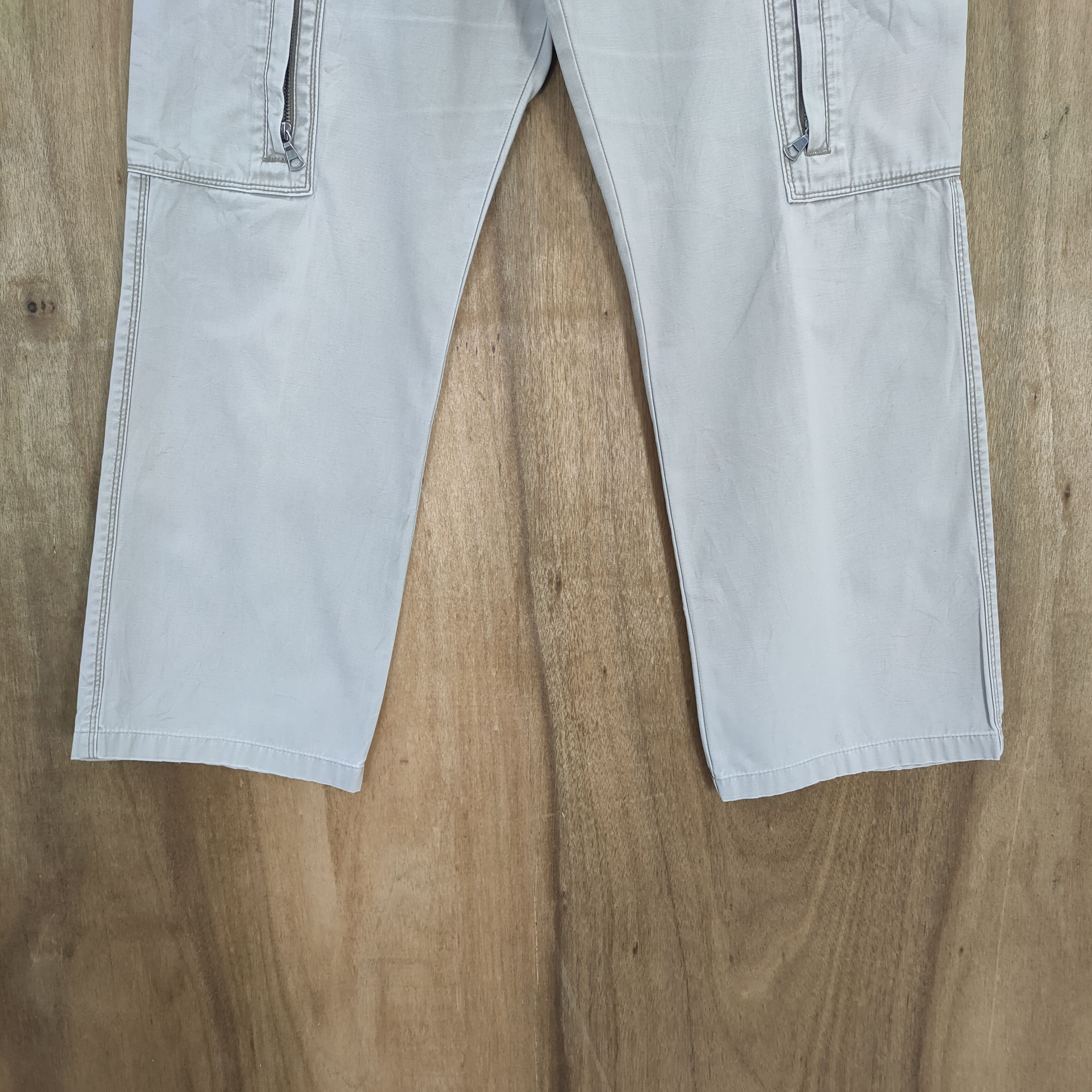 Japanese Brand VINTAGE JAPANESE DOUBLE KNEE CARGO PANTS TROUSERS Size US 33 - 3 Thumbnail