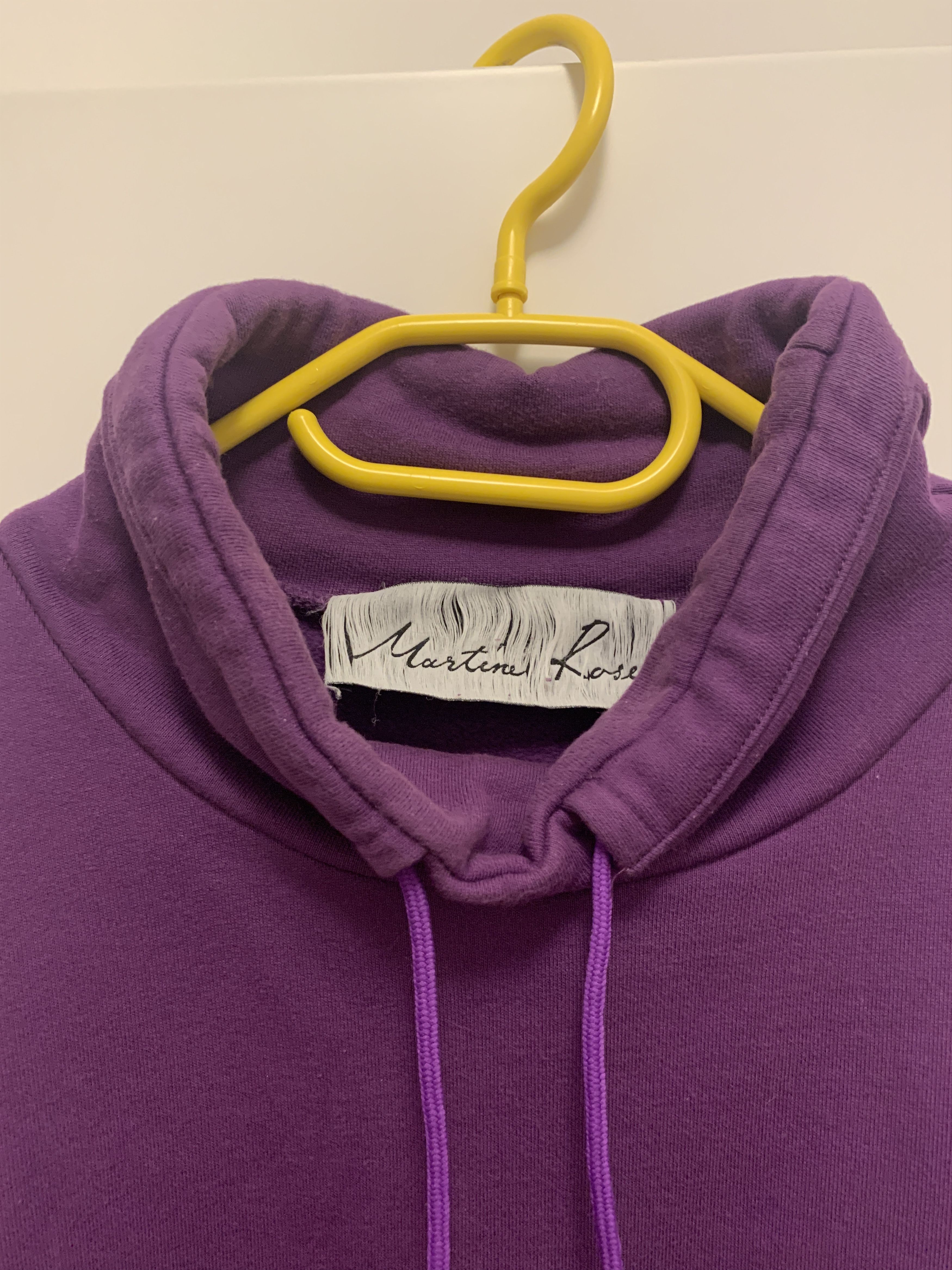 Martine Rose Batwing Oversized Drawcord Sweatshirt Purple | Grailed