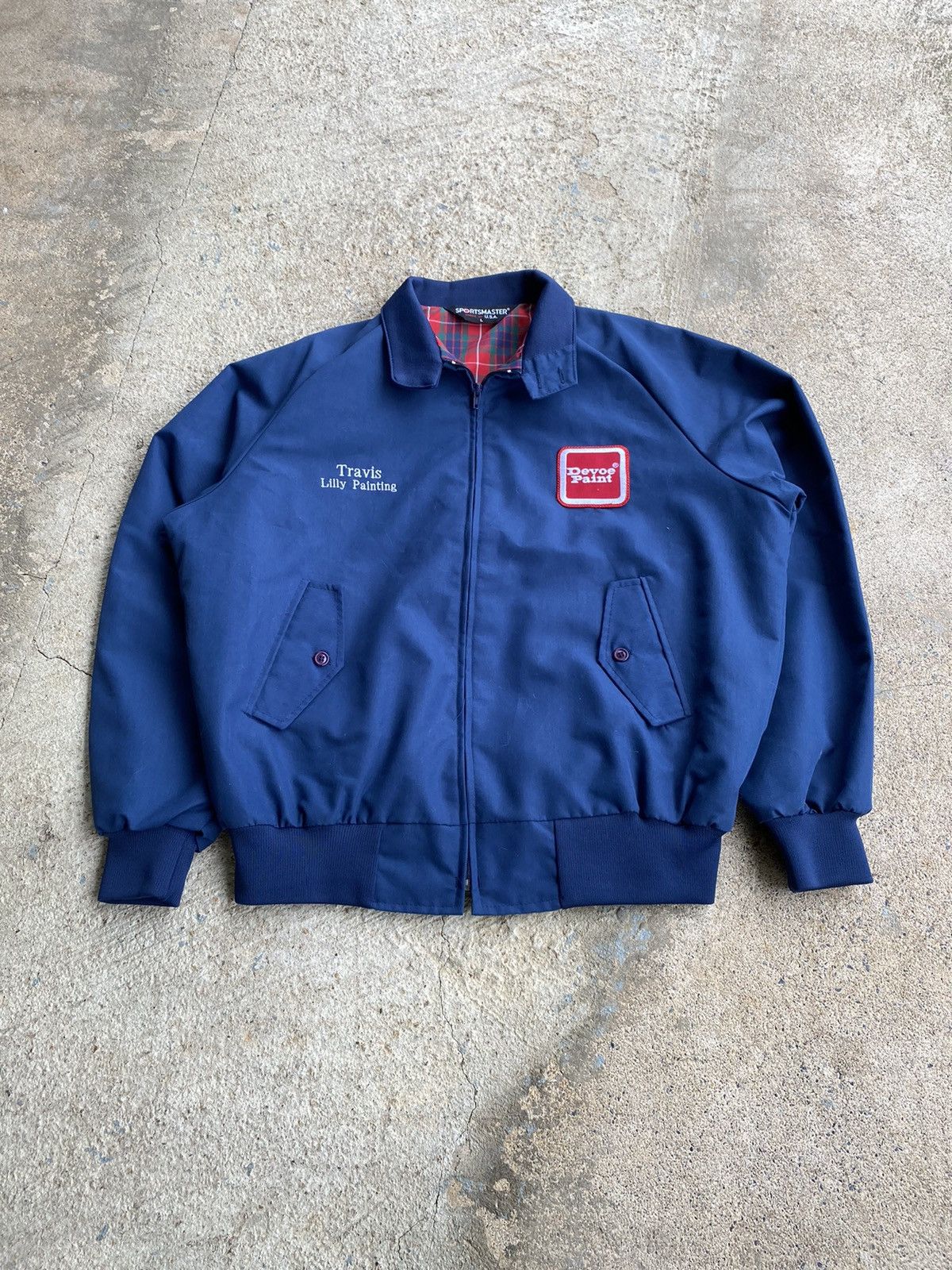 Vintage 80’s Painters Work Wear Bomber Jacket