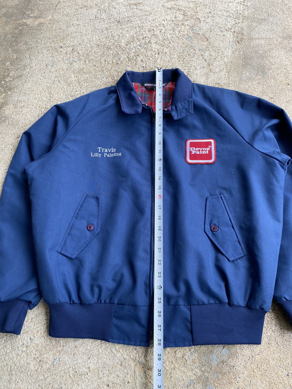 Japanese Brand × Vintage Vintage 80’s Painters Work Wear Bomber Jacket Size US XL / EU 56 / 4 - 7 Thumbnail