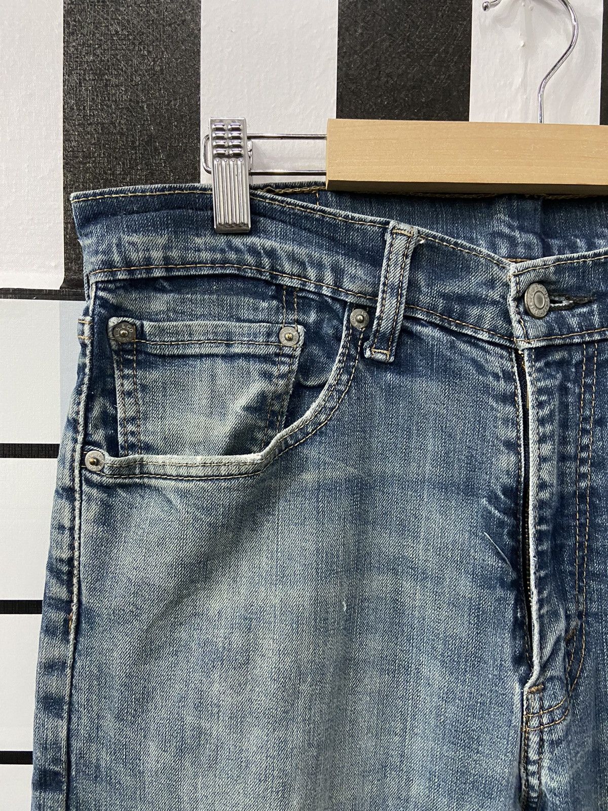 Levi's × Vintage Vintage Levi’s 505 Distressed Denim Pants 32X32 Size US 32 / EU 48 - 11 Thumbnail
