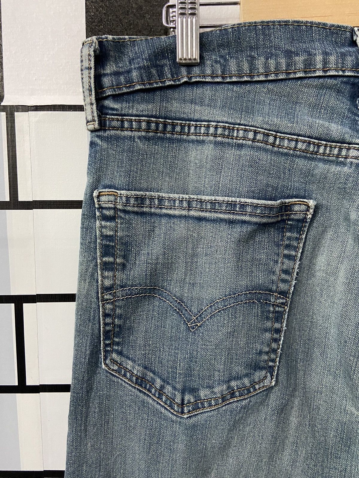 Levi's × Vintage Vintage Levi’s 505 Distressed Denim Pants 32X32 Size US 32 / EU 48 - 19 Thumbnail