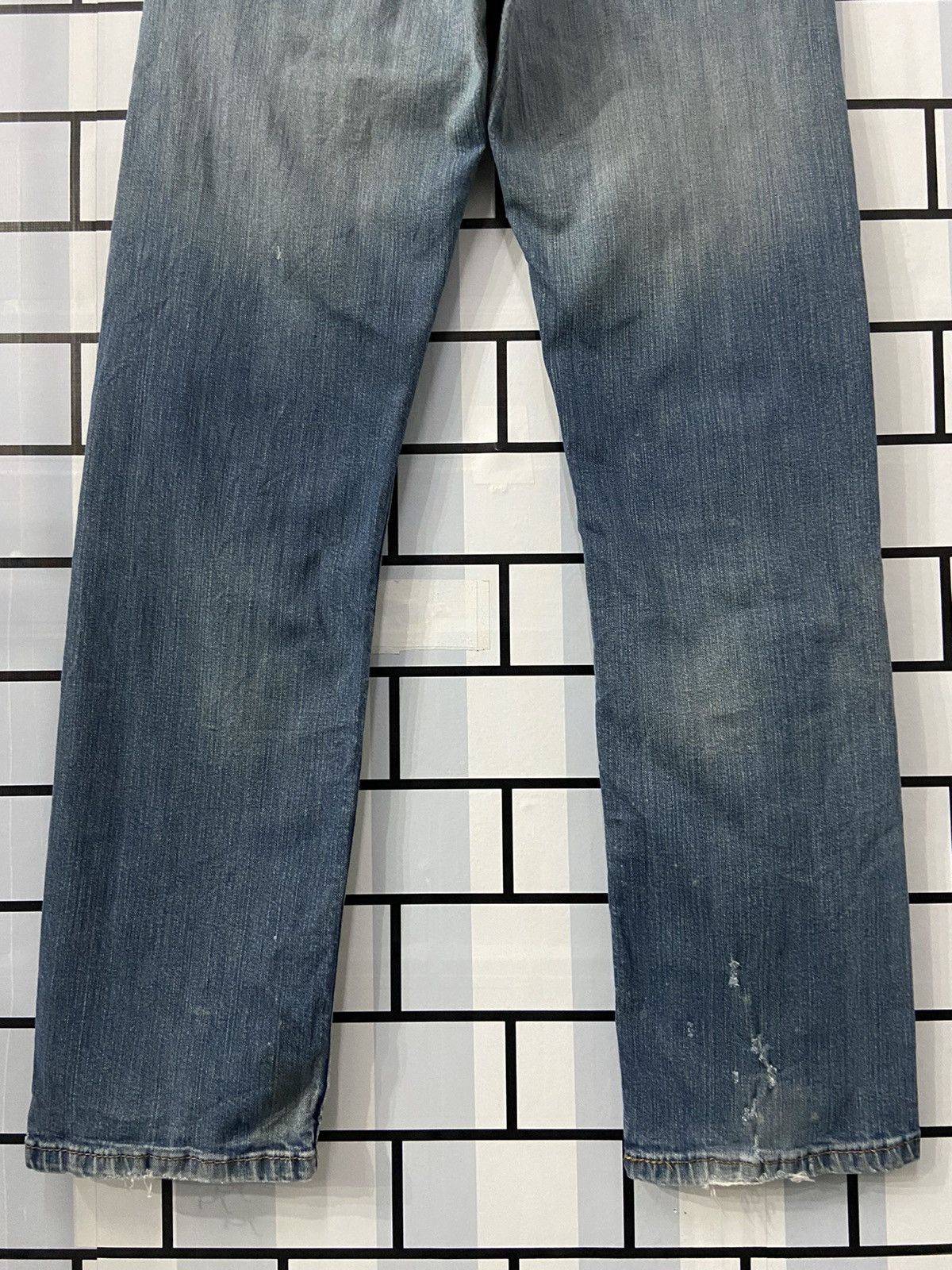 Levi's × Vintage Vintage Levi’s 505 Distressed Denim Pants 32X32 Size US 32 / EU 48 - 14 Thumbnail