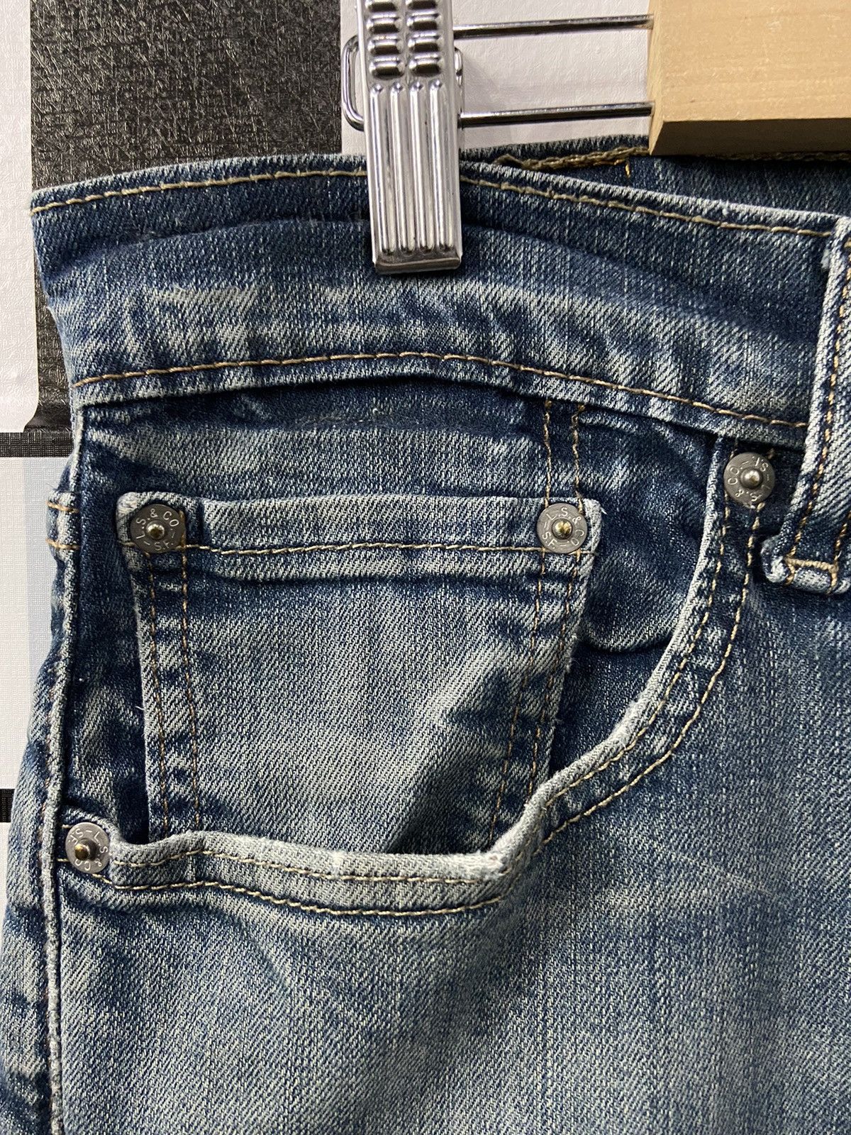 Levi's × Vintage Vintage Levi’s 505 Distressed Denim Pants 32X32 Size US 32 / EU 48 - 12 Thumbnail