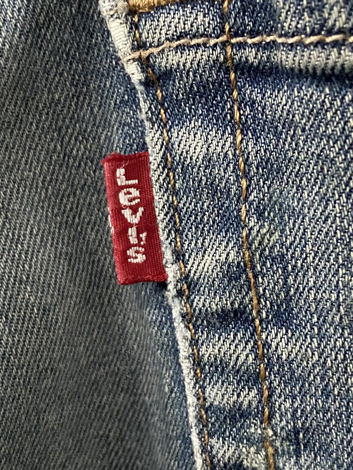 Levi's × Vintage Vintage Levi’s 505 Distressed Denim Pants 32X32 Size US 32 / EU 48 - 18 Thumbnail