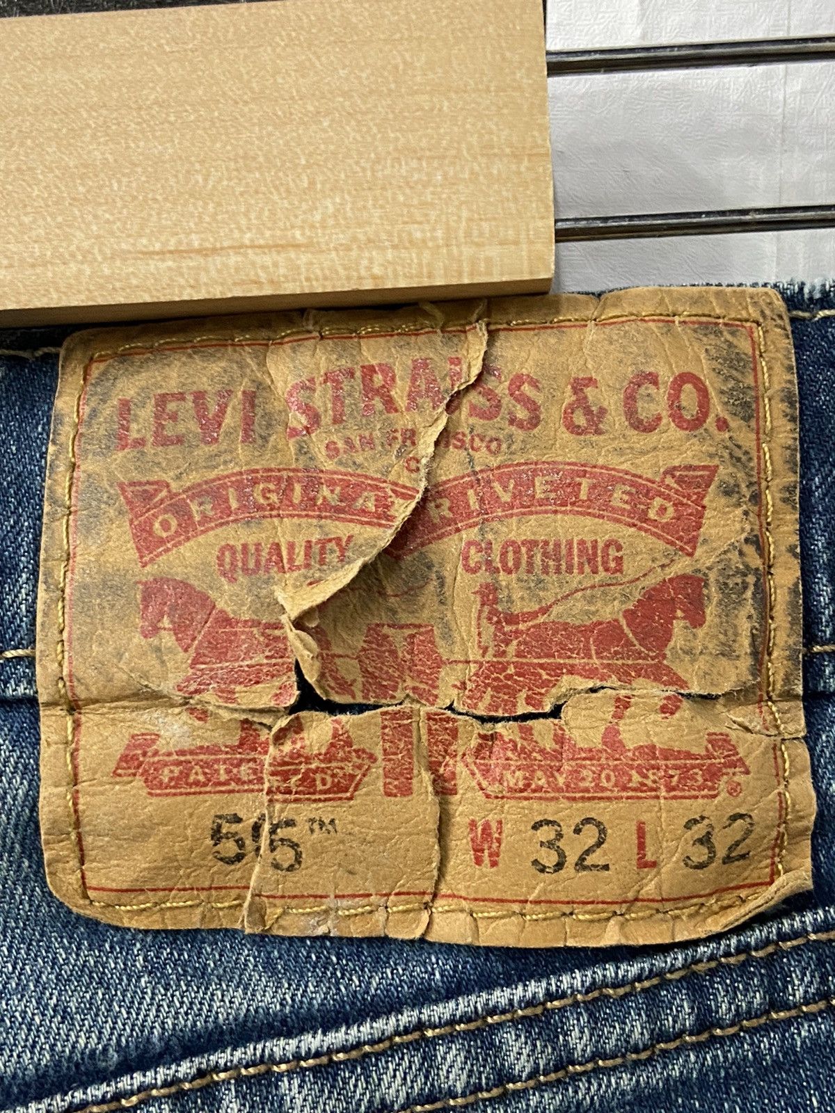 Levi's × Vintage Vintage Levi’s 505 Distressed Denim Pants 32X32 Size US 32 / EU 48 - 17 Thumbnail