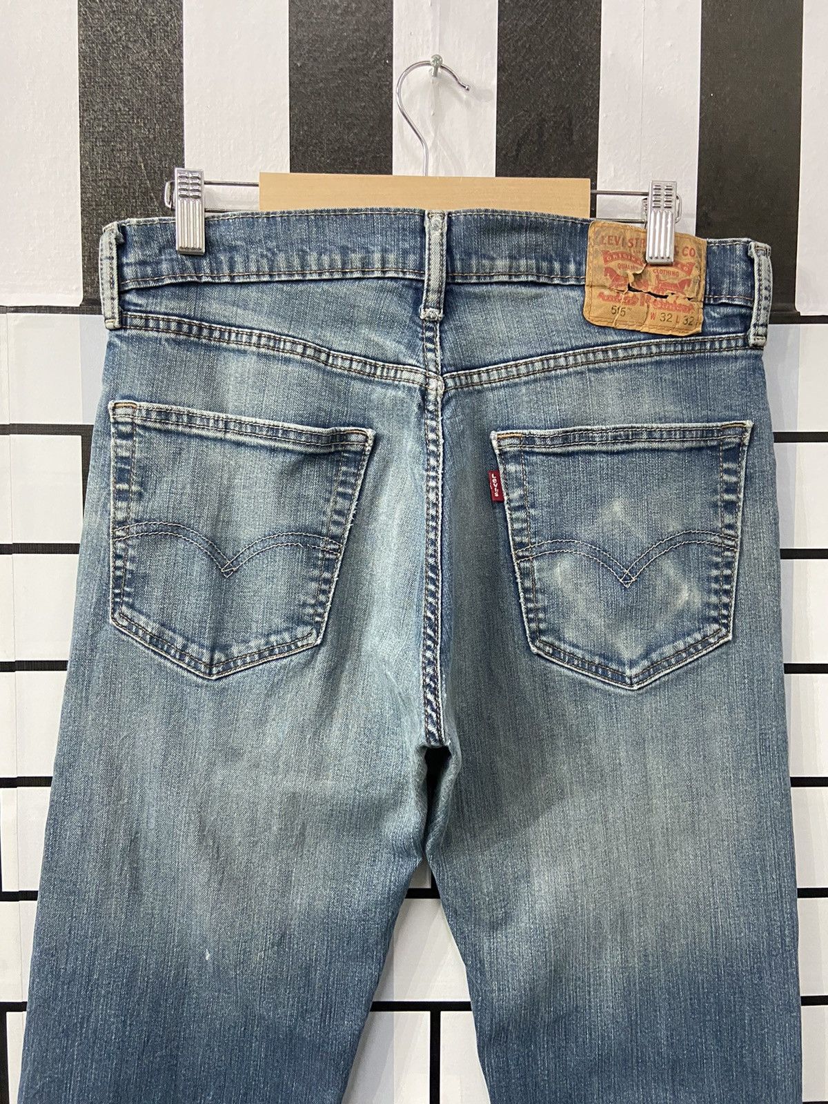 Levi's × Vintage Vintage Levi’s 505 Distressed Denim Pants 32X32 Size US 32 / EU 48 - 13 Thumbnail