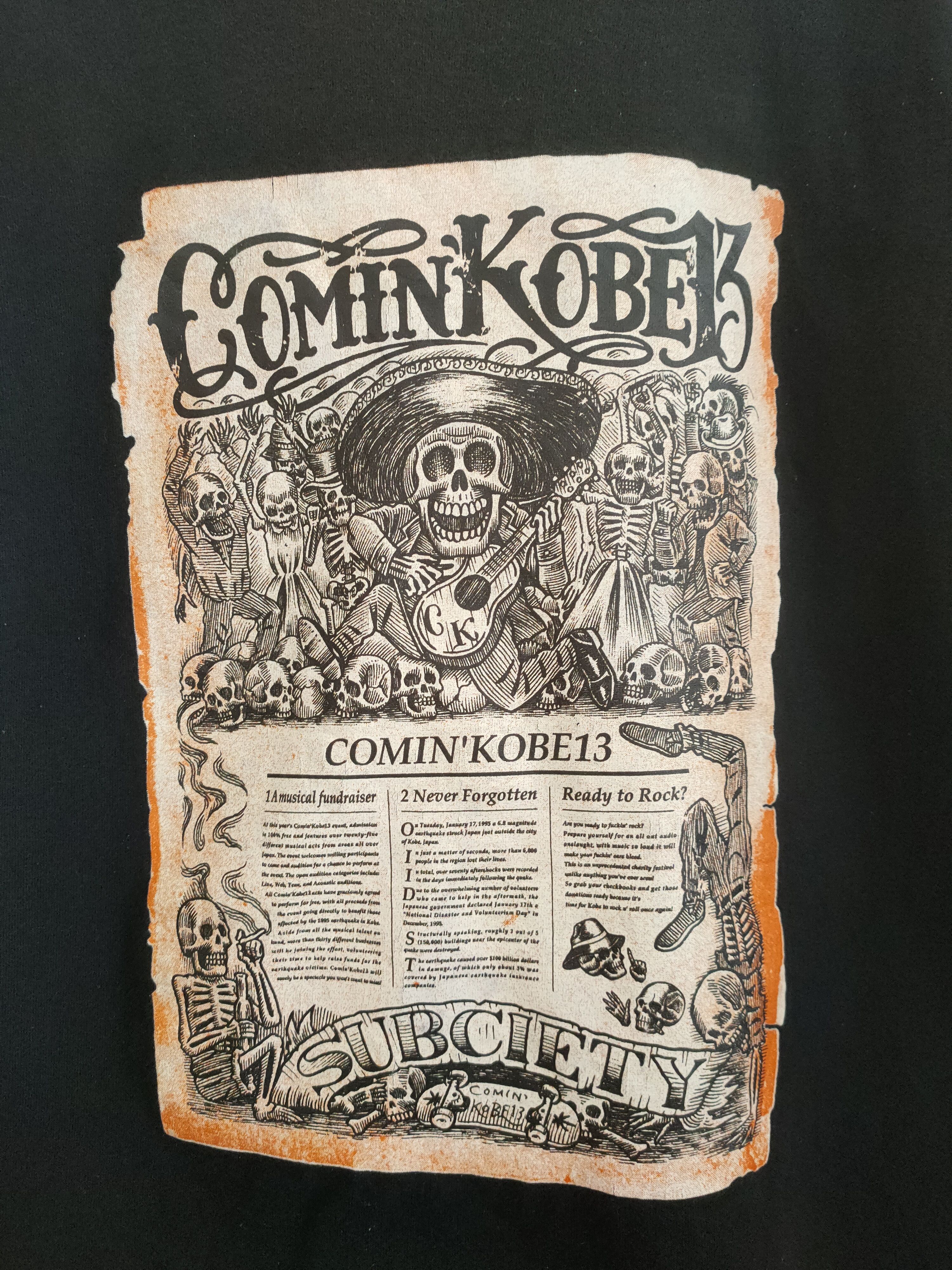 Japanese Brand × Vintage Vintage CominKobe 13Subciety T-Shirt Size US L / EU 52-54 / 3 - 1 Thumbnail