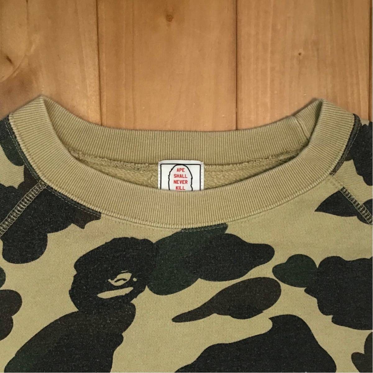 Bape × Swarovski Swarovski BAPE logo 1st camo yellow sweat shirt Size US M / EU 48-50 / 2 - 5 Thumbnail
