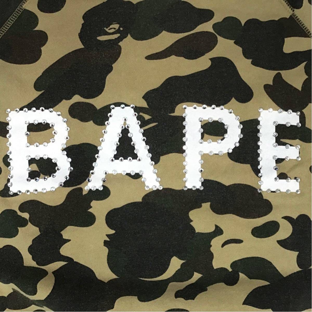 Bape × Swarovski Swarovski BAPE logo 1st camo yellow sweat shirt Size US M / EU 48-50 / 2 - 2 Thumbnail