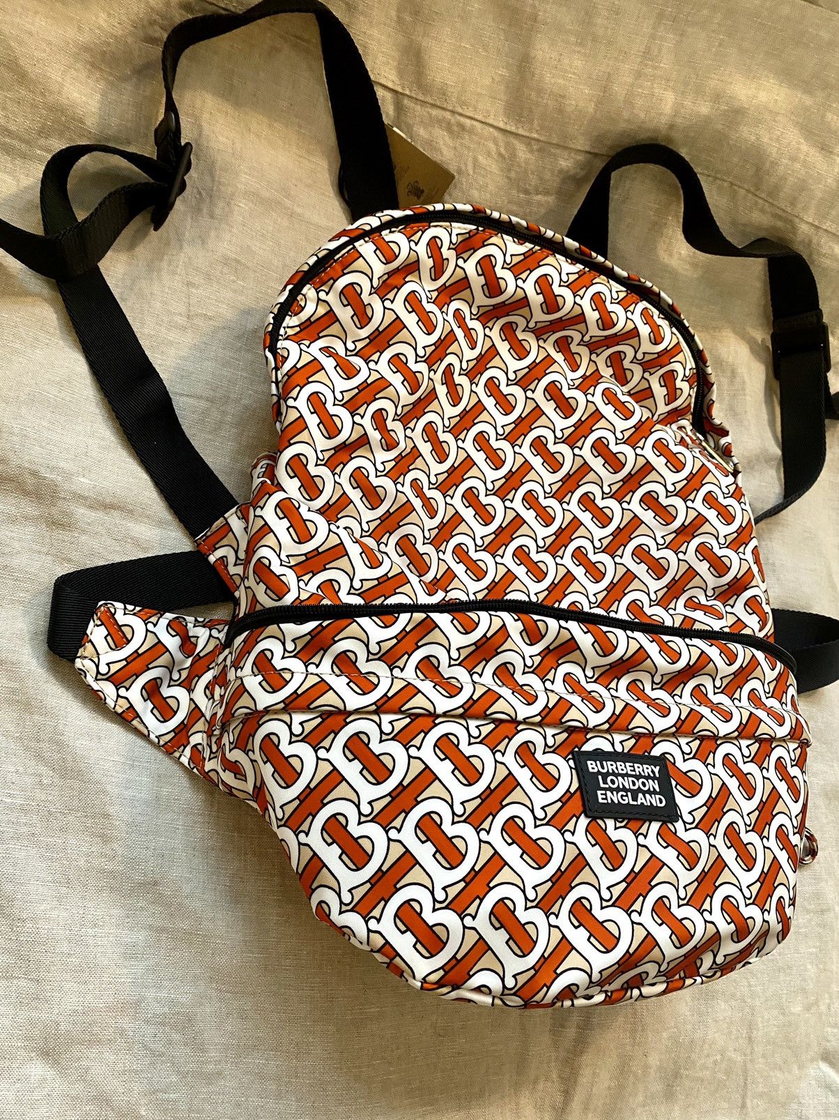 Burberry Burberry nylon monogram belt bag backpack kids new Size ONE SIZE - 10 Thumbnail