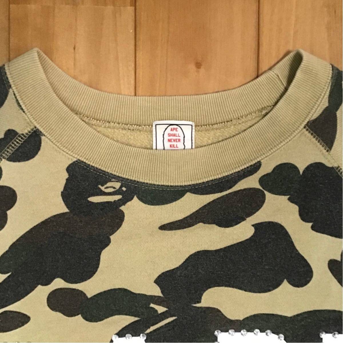 Bape × Swarovski Swarovski BAPE logo sweat shirt 1st camo yellow Size US M / EU 48-50 / 2 - 6 Thumbnail