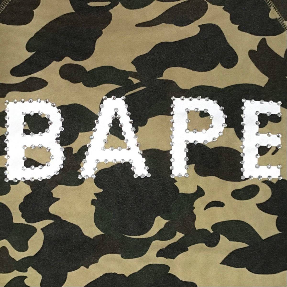 Bape × Swarovski Swarovski BAPE logo sweat shirt 1st camo yellow Size US M / EU 48-50 / 2 - 2 Thumbnail