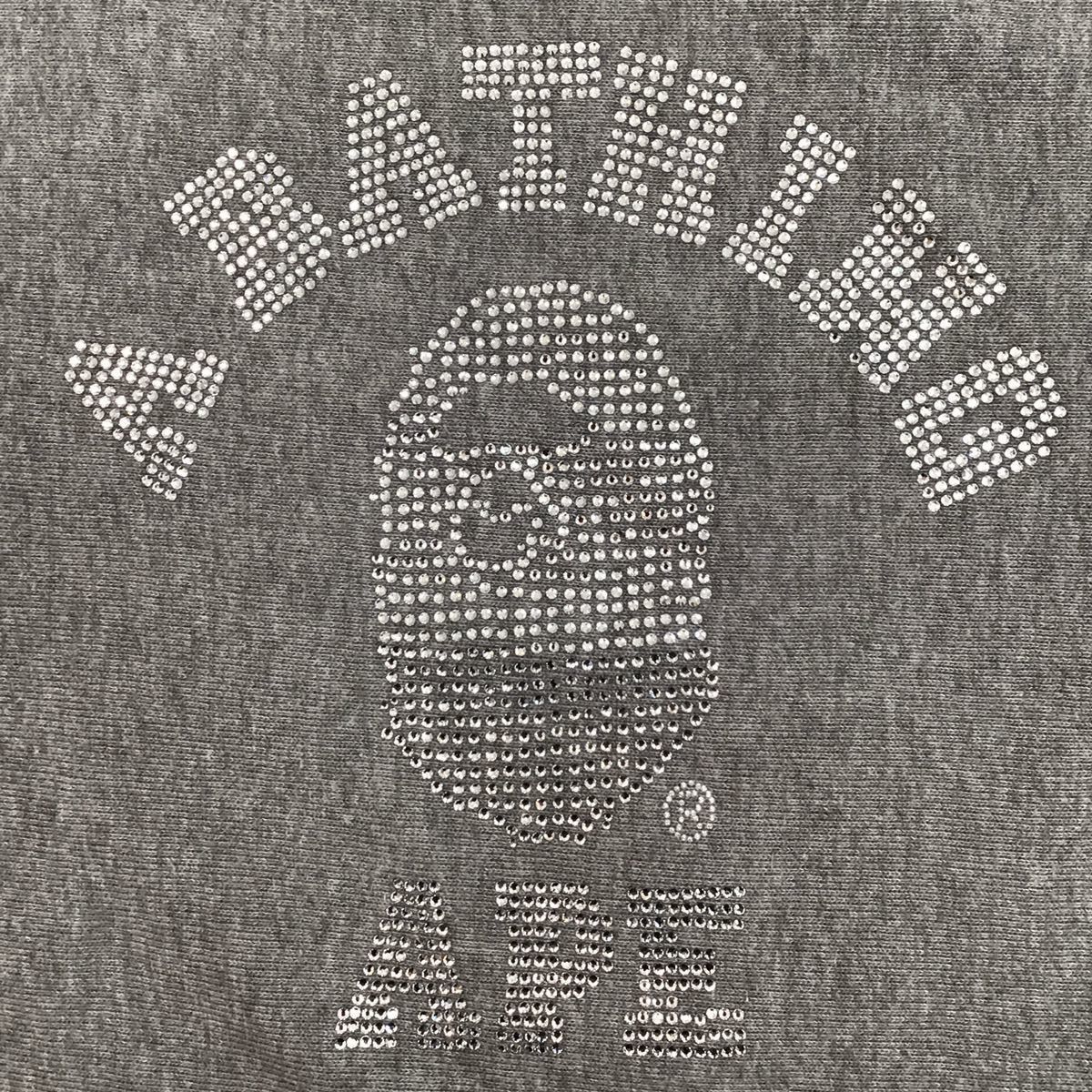 Bape × Swarovski ✨Swarovski✨ BAPE College Logo Sweat shirt a bathing ape Size US L / EU 52-54 / 3 - 2 Thumbnail