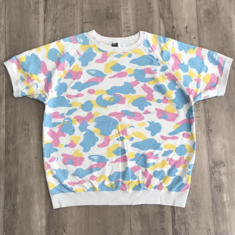 Bape BAPE cotton candy camo sweat shirt new multi camo Size US M / EU 48-50 / 2 - 1 Thumbnail