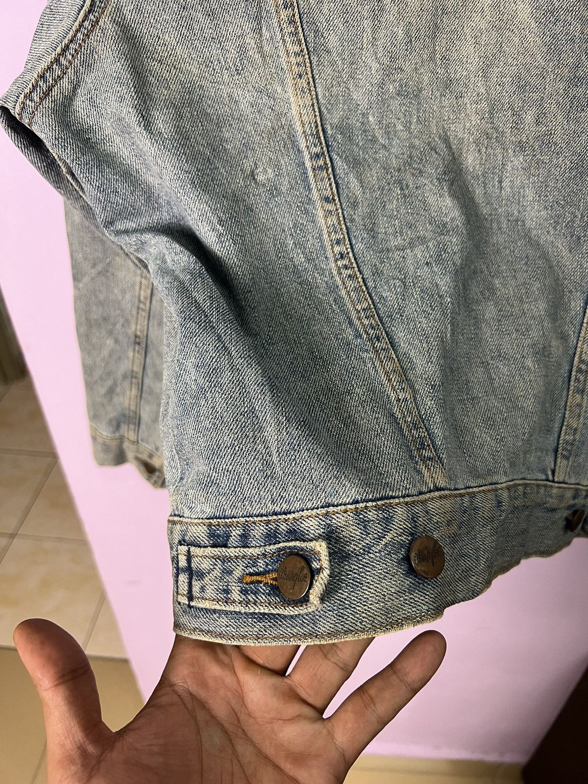 Wrangler 🔥Vintage 70s Wrangler Trucker Denim Size US S / EU 44-46 / 1 - 13 Thumbnail