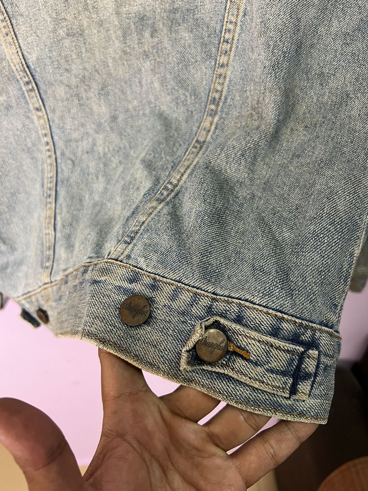 Wrangler 🔥Vintage 70s Wrangler Trucker Denim Size US S / EU 44-46 / 1 - 12 Thumbnail