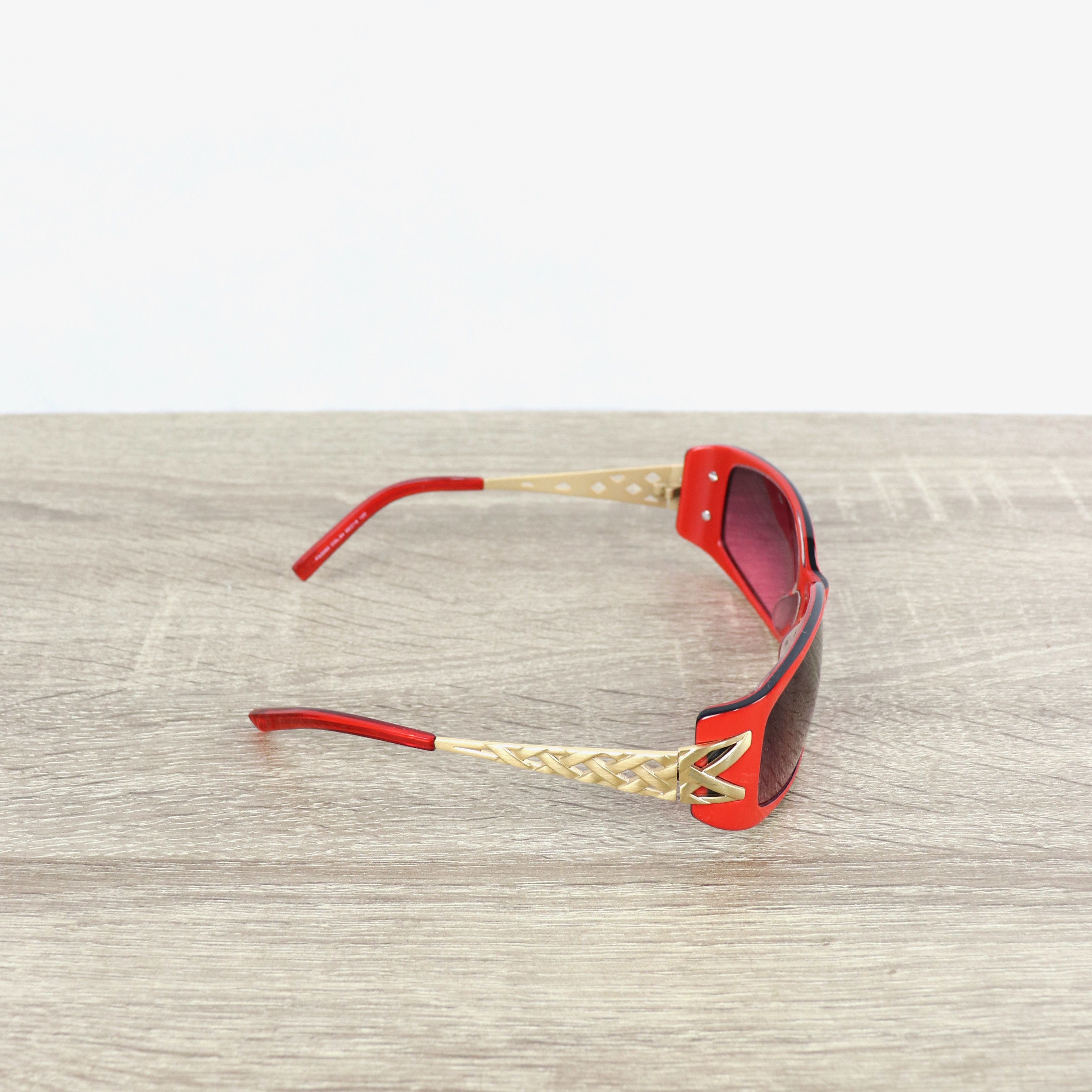 Salvatore Ferragamo Ferragamo vintage gothic sunglasses Size ONE SIZE - 3 Thumbnail