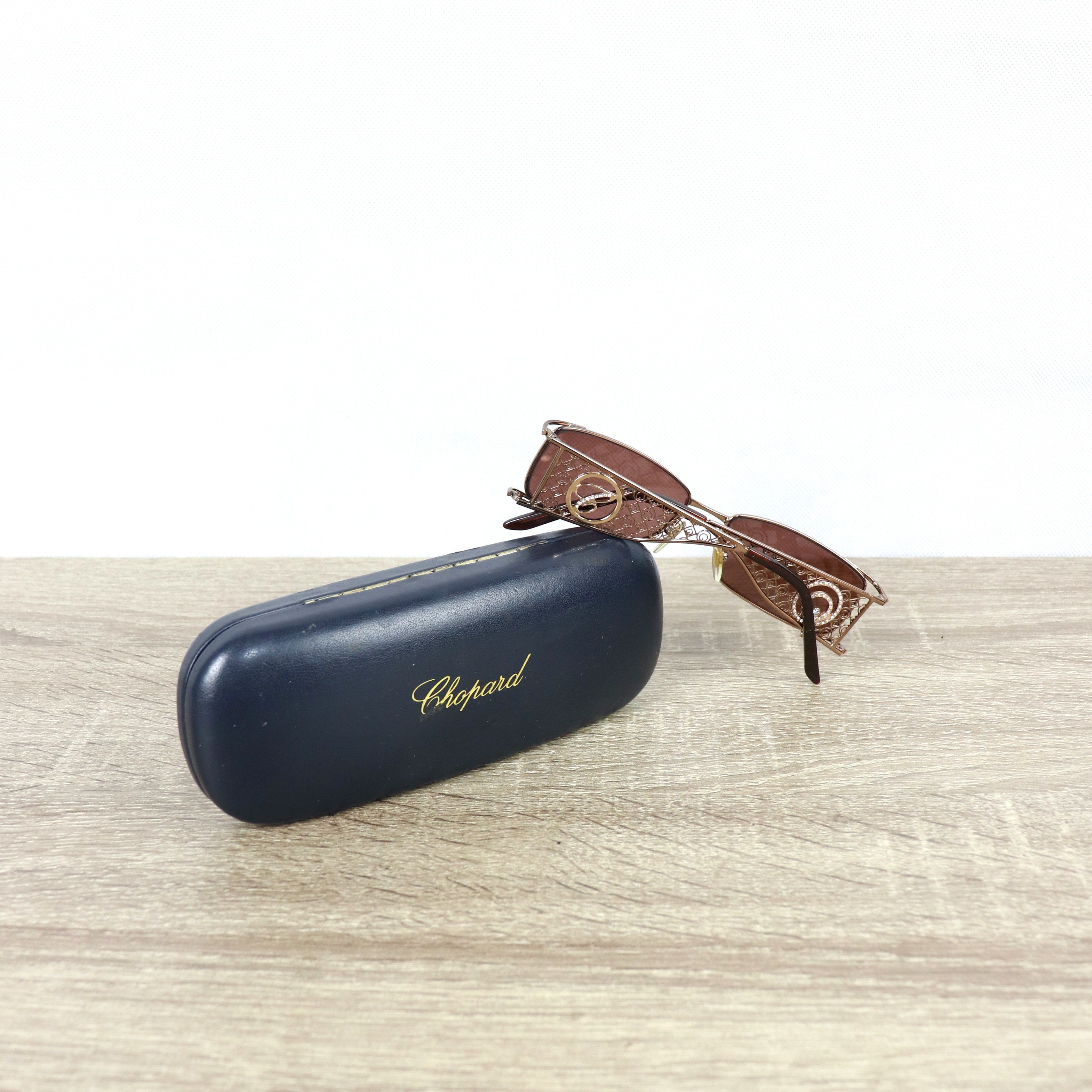 Chopard Chopard bronze swarovski luxury sunglasses Size ONE SIZE - 9 Thumbnail