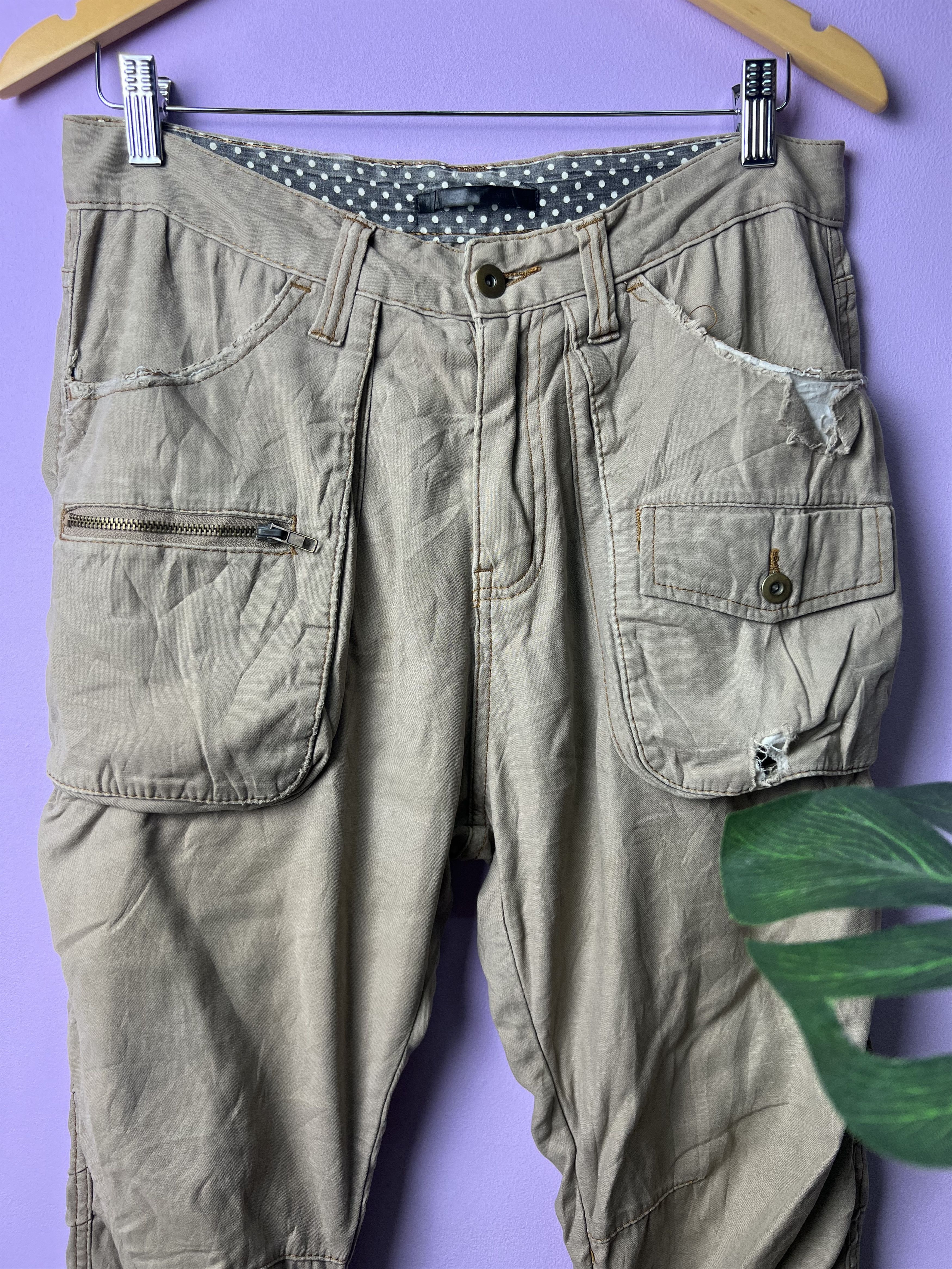 Japanese Brand 🔥Distressed Apache Vintage Tactical Cargo Pants Size US 32 / EU 48 - 4 Thumbnail