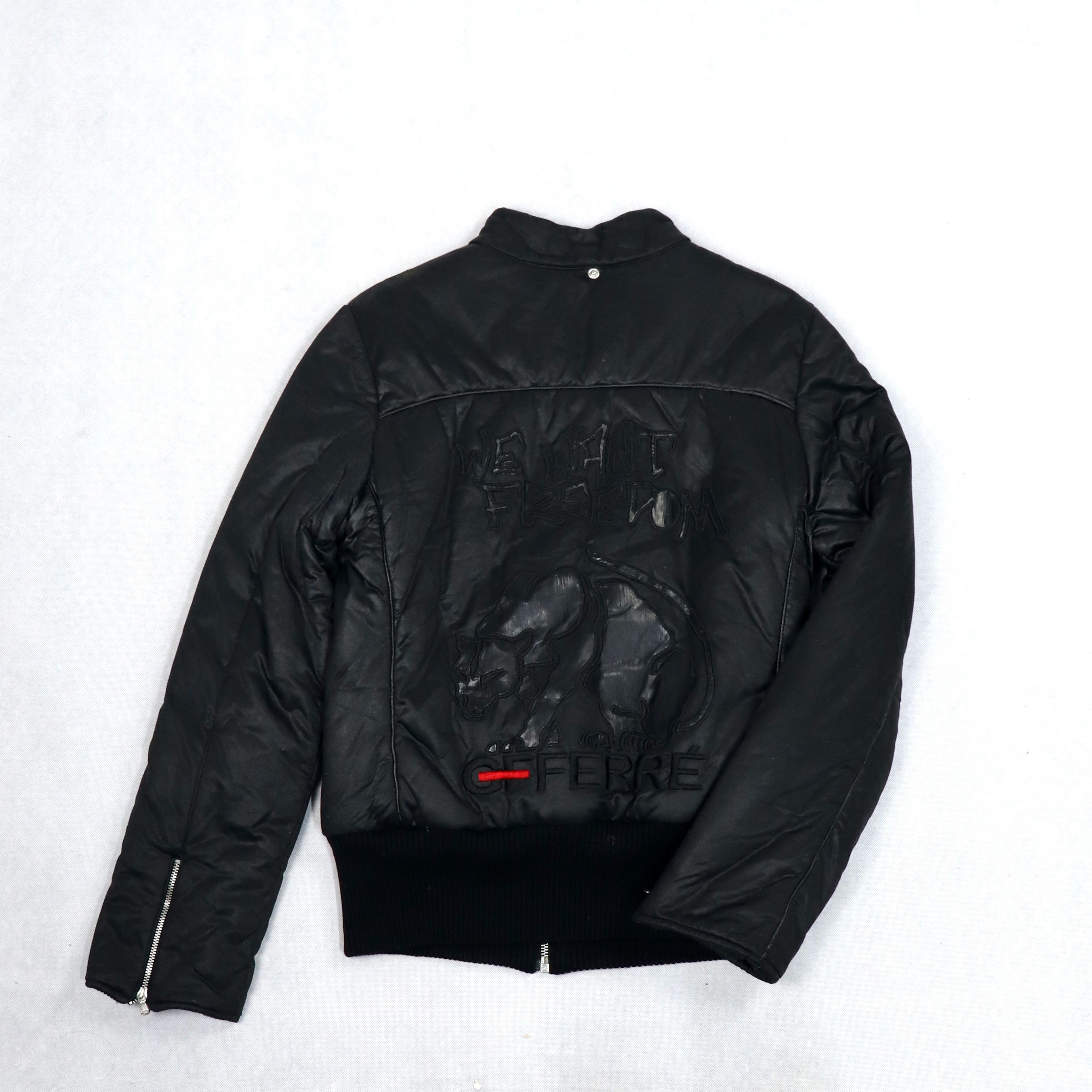 Gianfranco Ferre "We want freedom" panther bomber Size US M / EU 48-50 / 2 - 3 Thumbnail