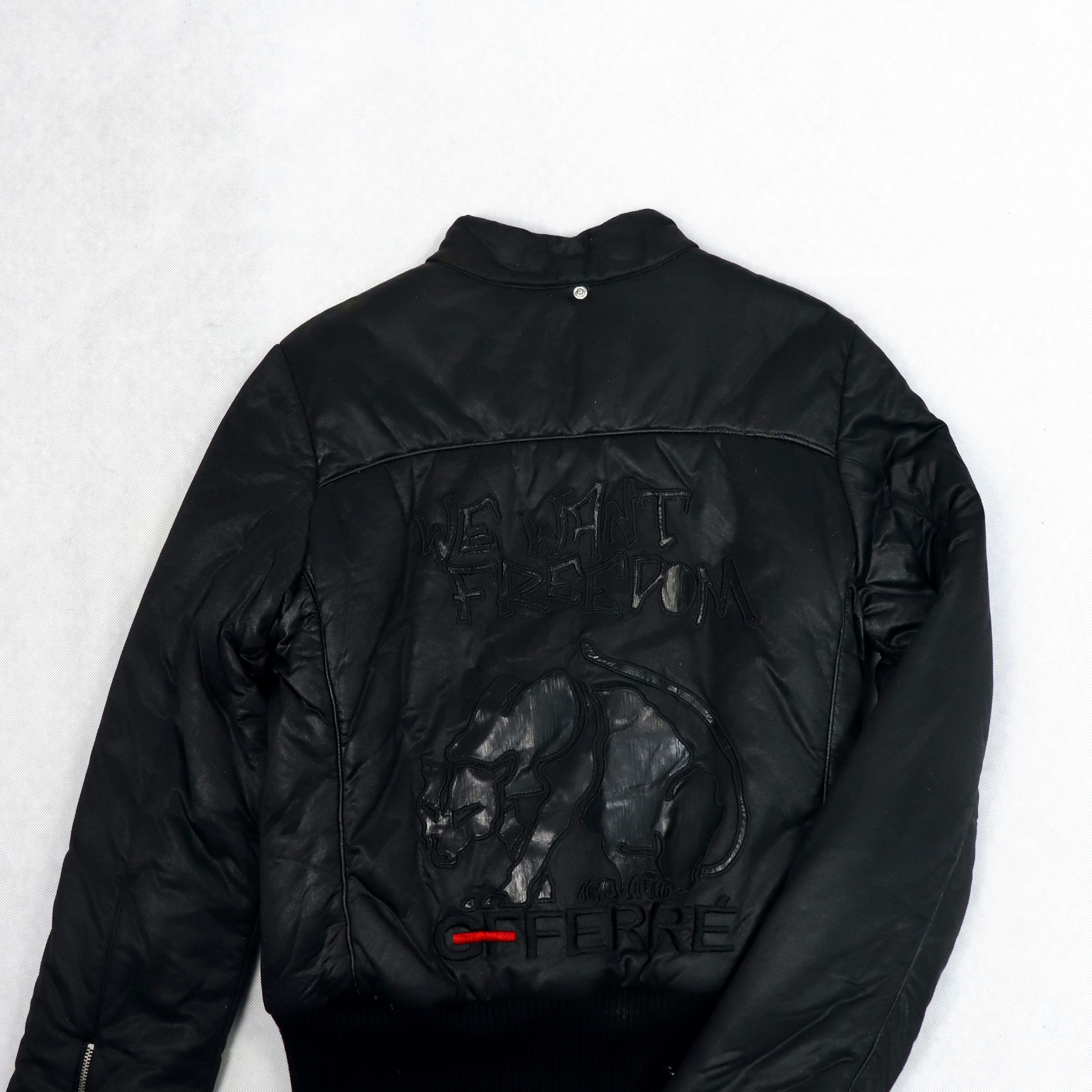 Gianfranco Ferre "We want freedom" panther bomber Size US M / EU 48-50 / 2 - 6 Thumbnail