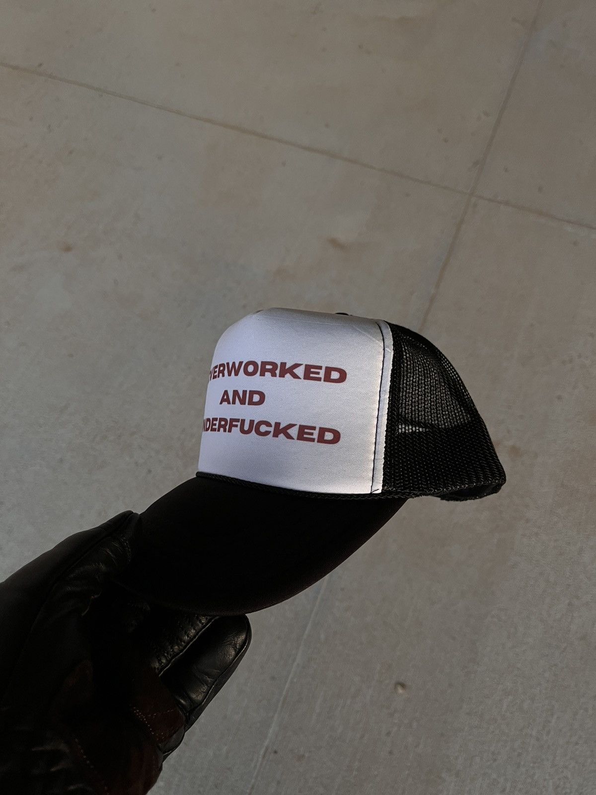 Other “Overworked & Underfucked” Trucker Cap Size ONE SIZE - 2 Thumbnail