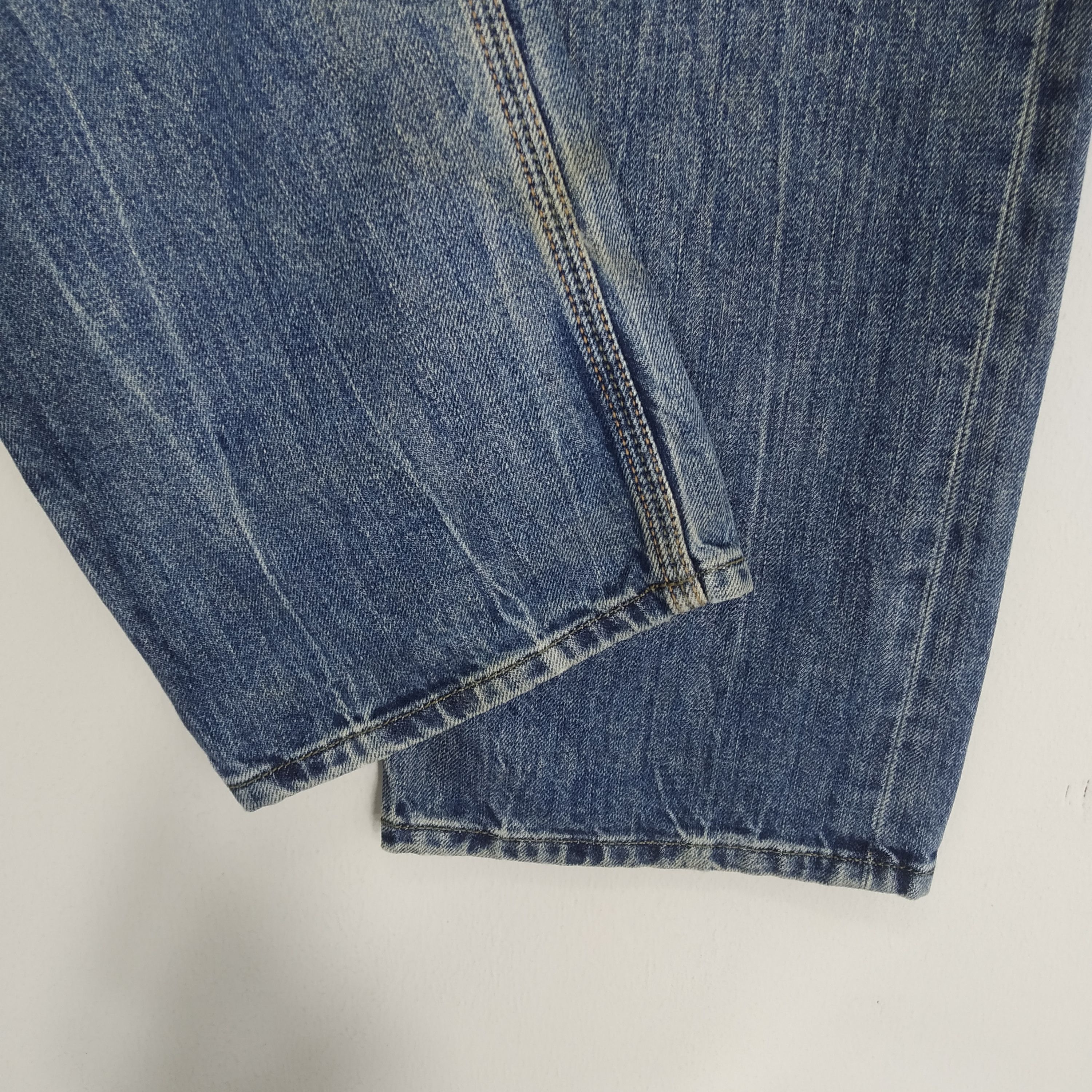 Diesel Vintage 90's Diesel Industry Stonewash Ripped Denim Jeans Size US 39 - 10 Thumbnail