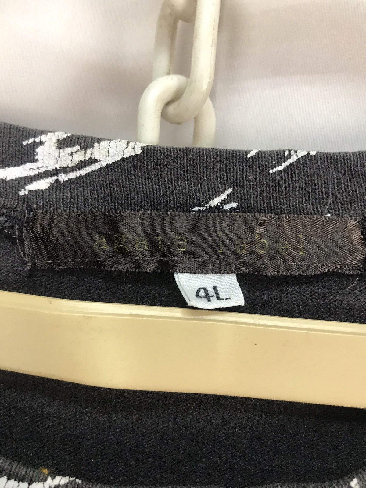 Japanese Brand Spellout long sleeve tshirt by agate label Size US XL / EU 56 / 4 - 4 Thumbnail