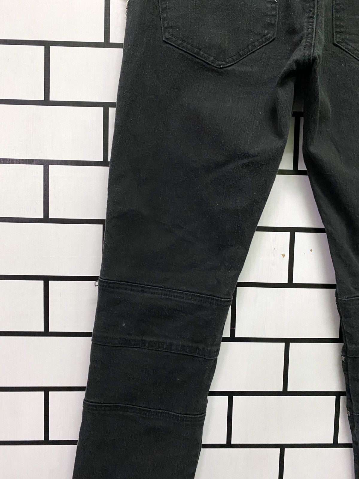 Designer × Japanese Brand × Seditionaries Japanese Brand BLACK PREMIUM Skinny Biker Zipper Pants Size US 30 / EU 46 - 12 Thumbnail