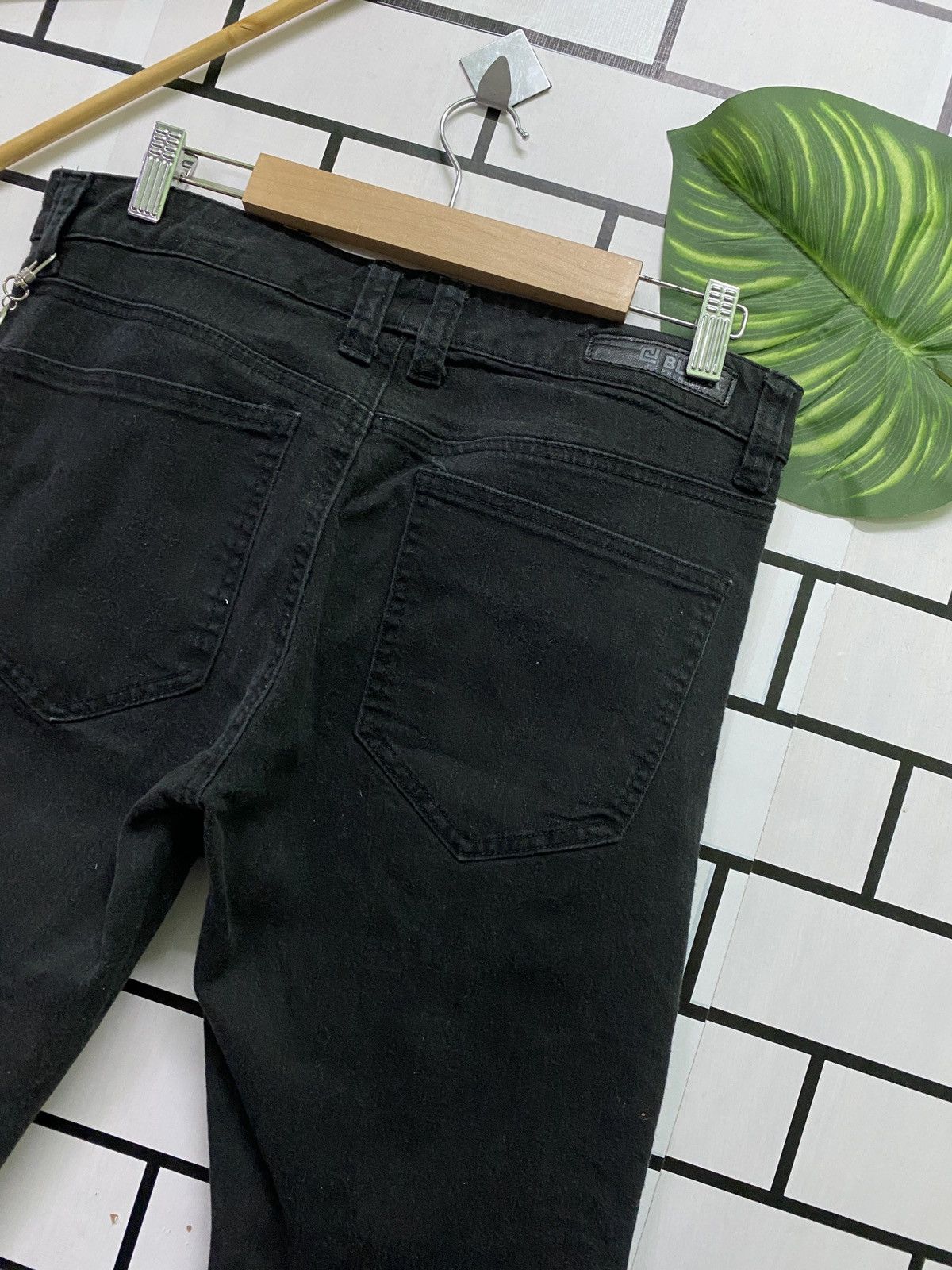 Designer × Japanese Brand × Seditionaries Japanese Brand BLACK PREMIUM Skinny Biker Zipper Pants Size US 30 / EU 46 - 11 Thumbnail