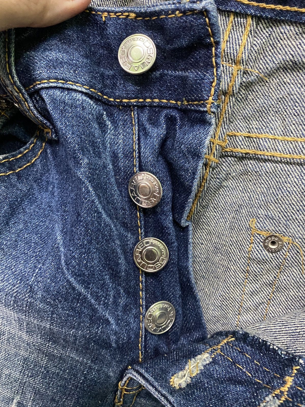 Designer × Dsquared2 × Hysteric Glamour DSQUARED2 Patches Blue Jean Size US 29 - 21 Thumbnail