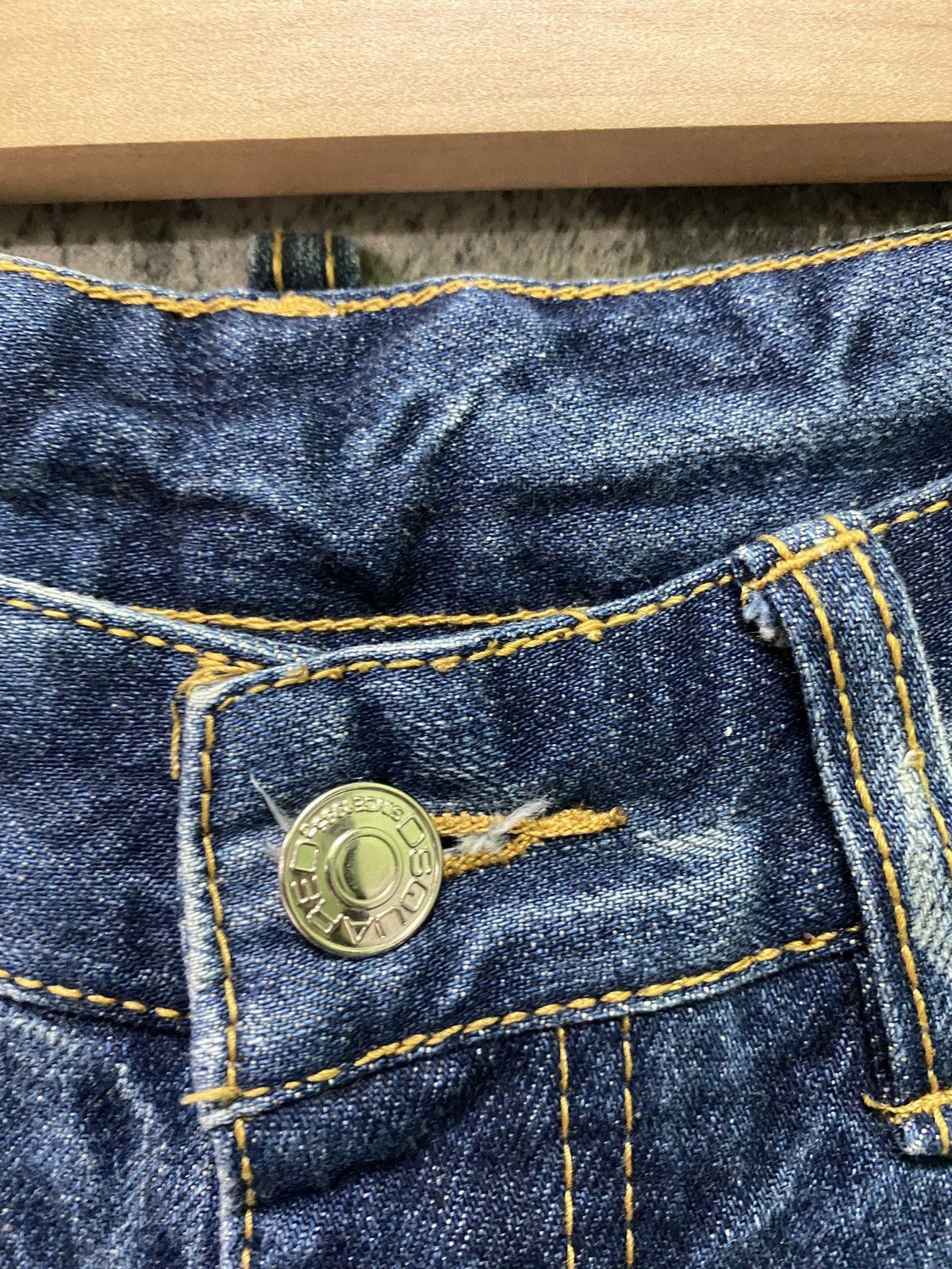 Designer × Dsquared2 × Hysteric Glamour DSQUARED2 Patches Blue Jean Size US 29 - 11 Thumbnail