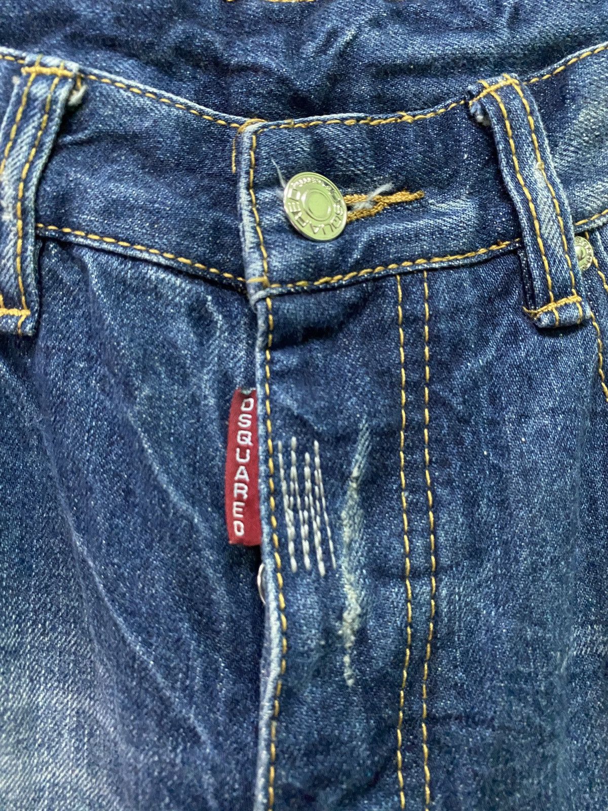 Designer × Dsquared2 × Hysteric Glamour DSQUARED2 Patches Blue Jean Size US 29 - 10 Thumbnail